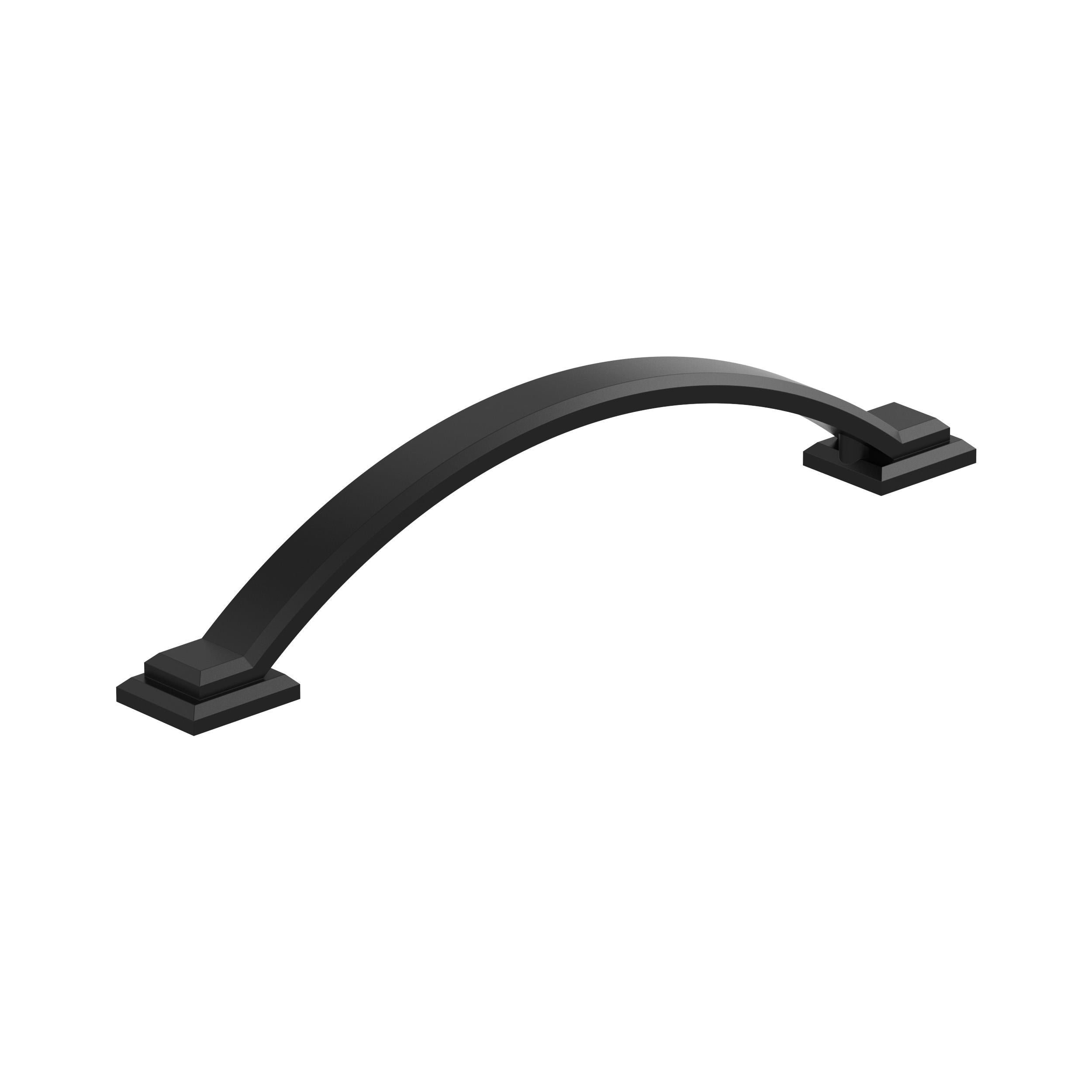 Sheffield 5-1/16 inch (128mm) Center-to-Center Matte Black Cabinet Pull