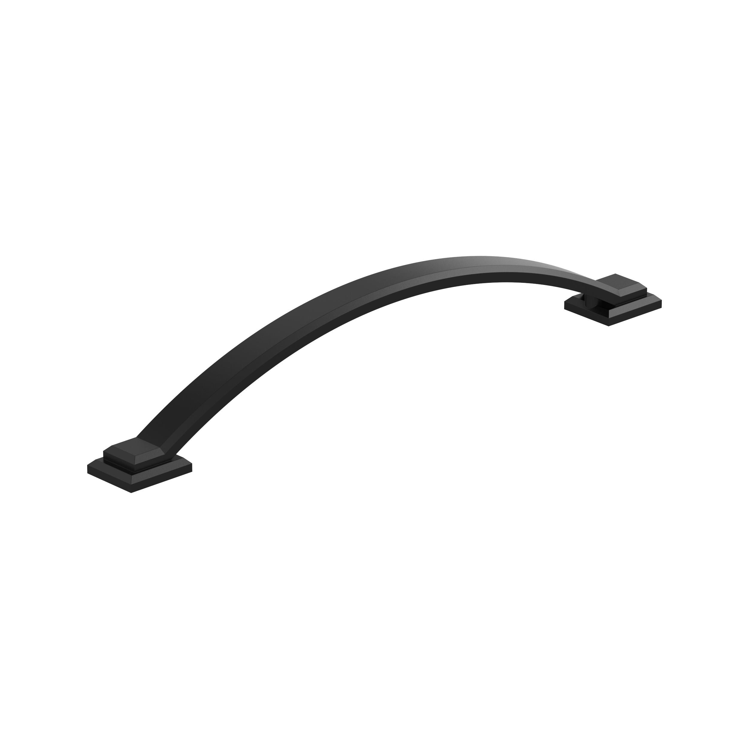 Sheffield 6-5/16 inch (160mm) Center-to-Center Matte Black Cabinet Pull