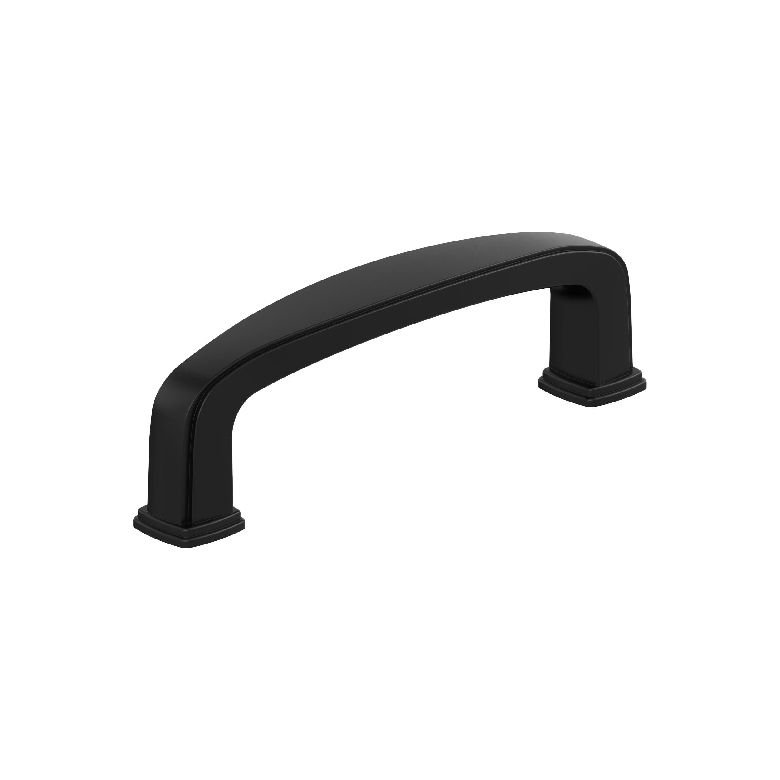 Franklin 3 inch (76mm) Center-to-Center Matte Black Cabinet Pull