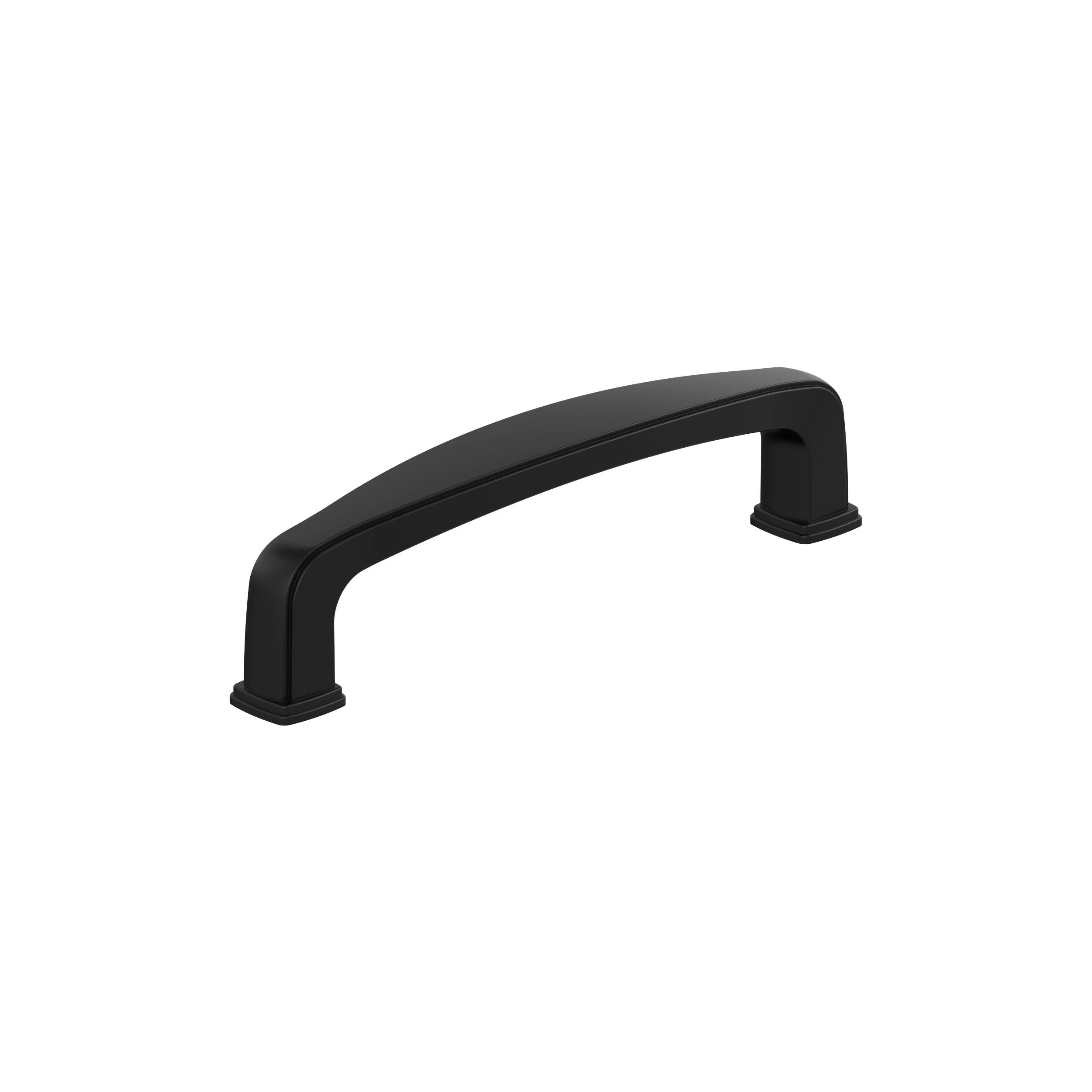 Franklin 3-3/4 inch (96mm) Center-to-Center Matte Black Cabinet Pull