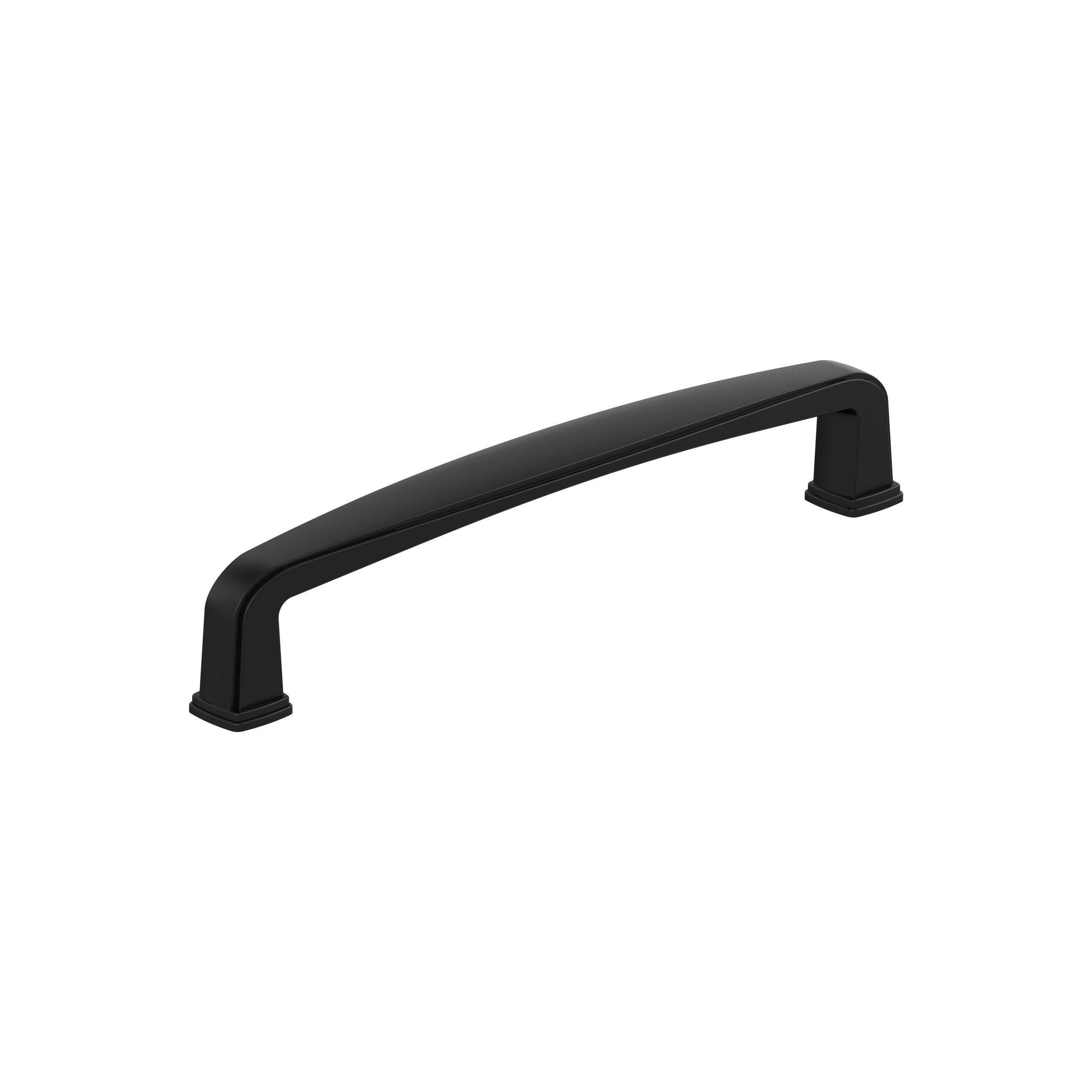 Franklin 5-1/16 inch (128mm) Center-to-Center Matte Black Cabinet Pull