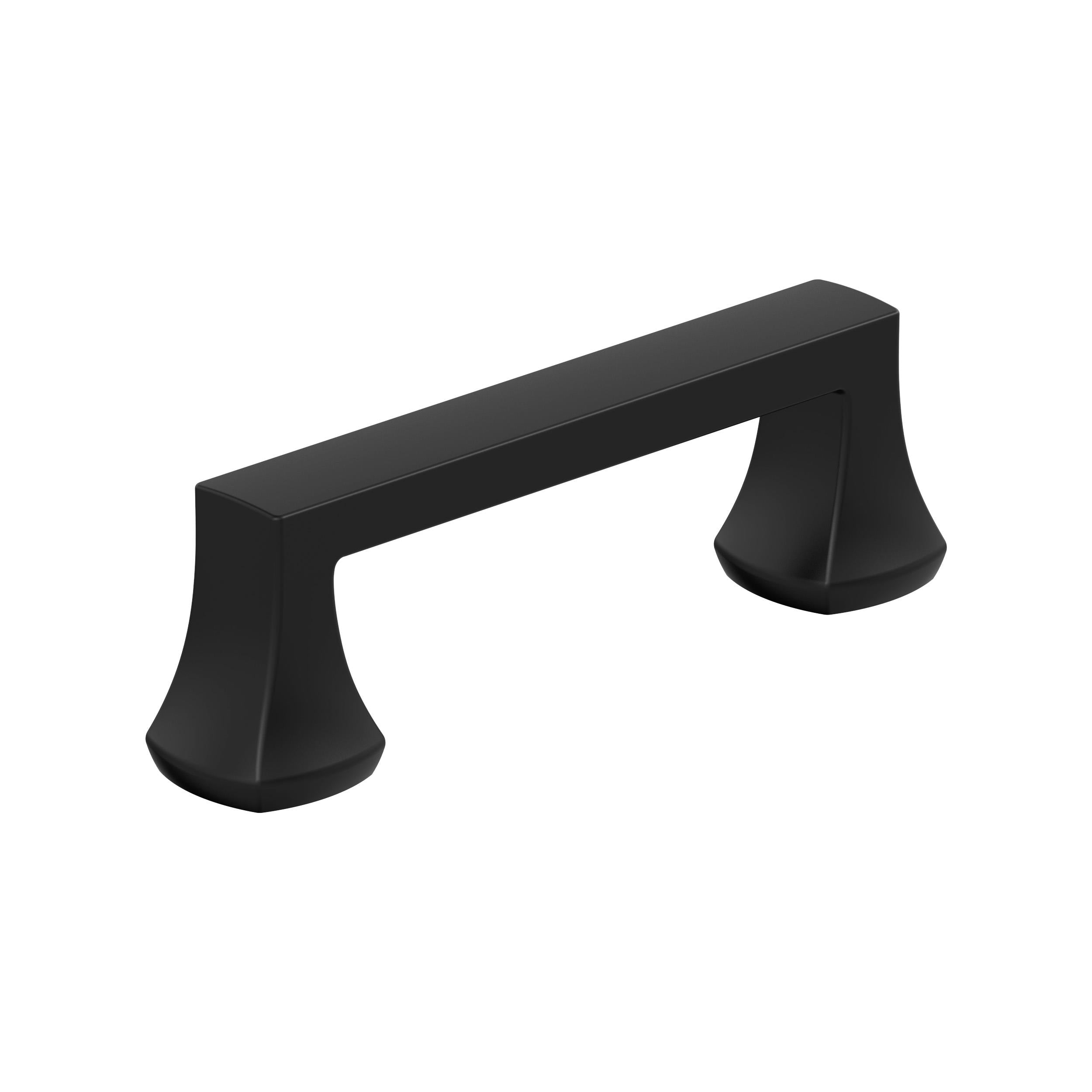 Hybridize 3 inch (76mm) Center-to-Center Matte Black Cabinet Pull