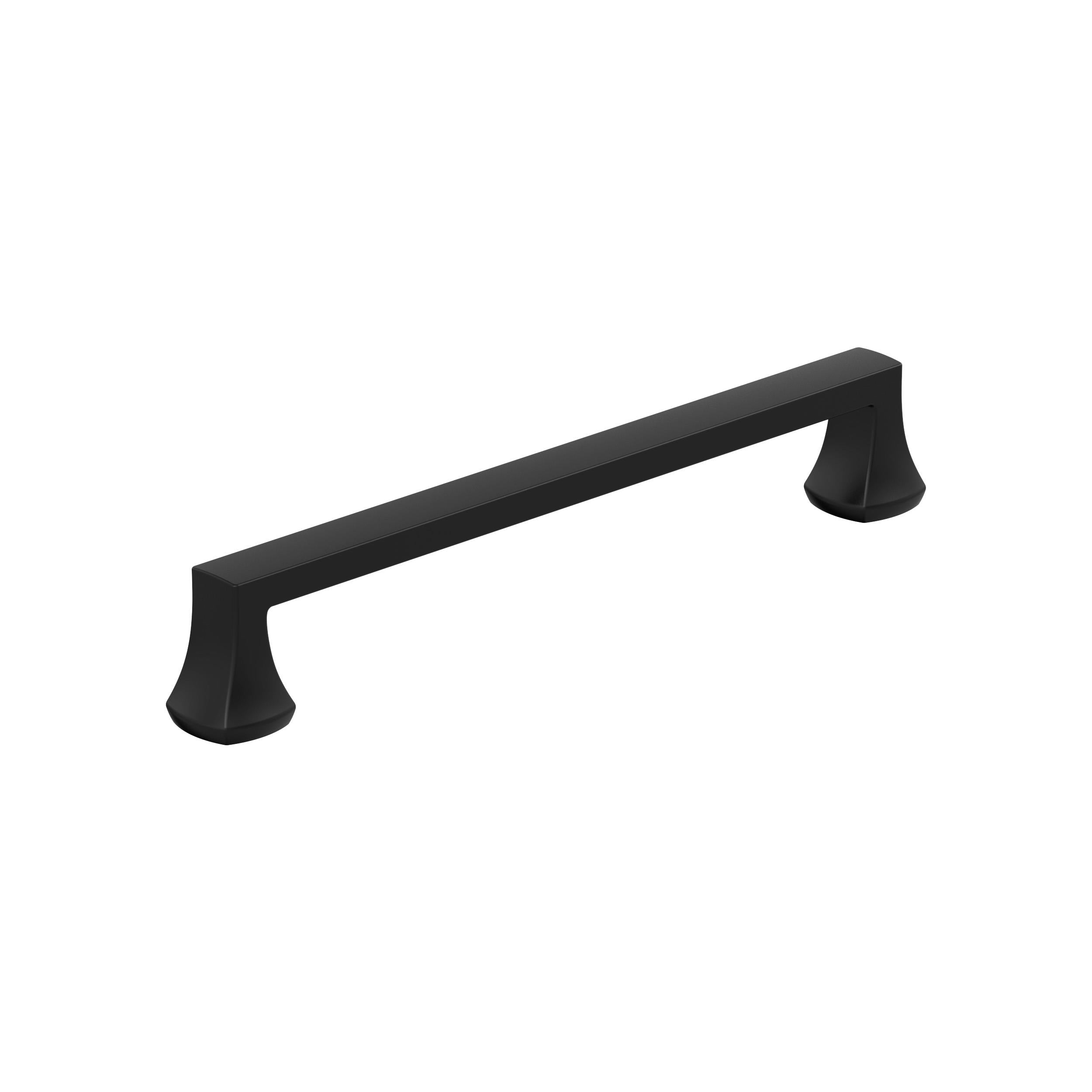 Hybridize 6-5/16 inch (160mm) Center-to-Center Matte Black Cabinet Pull