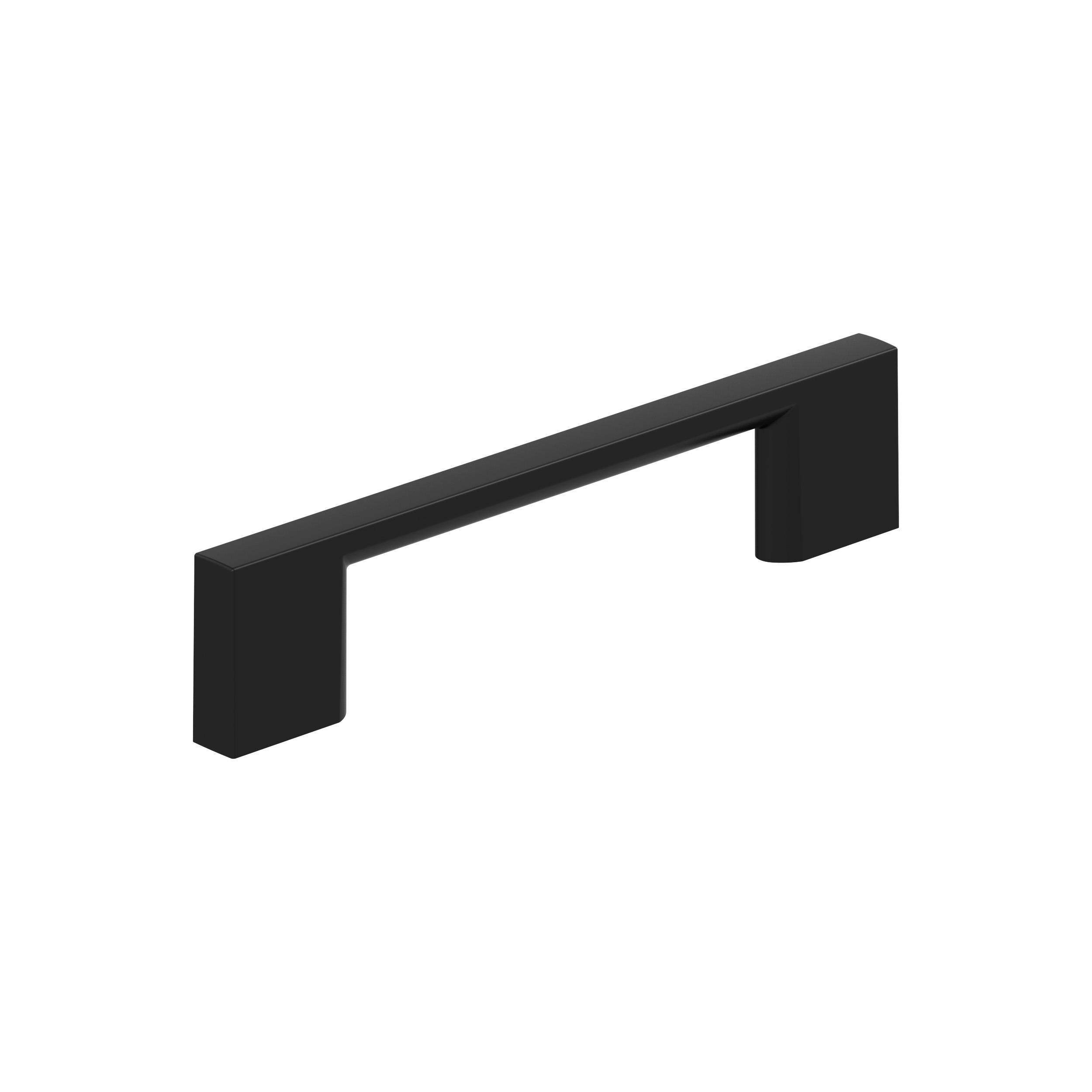 Cityscape 3-3/4 inch (96mm) Center-to-Center Matte Black Cabinet Pull