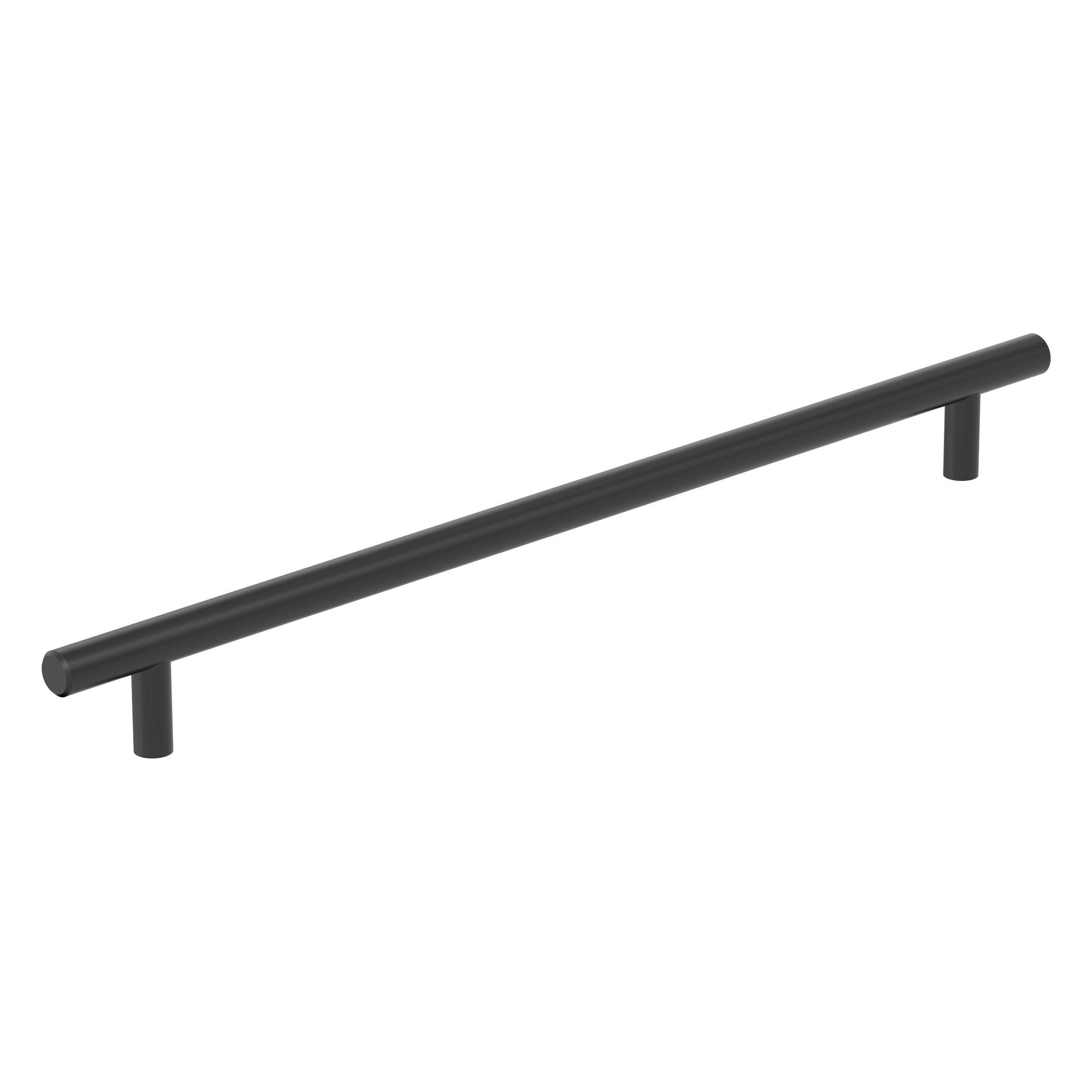 Bar Pulls Hollow 11-5/16 inch (288mm) Center-to-Center Matte Black Cabinet Pull