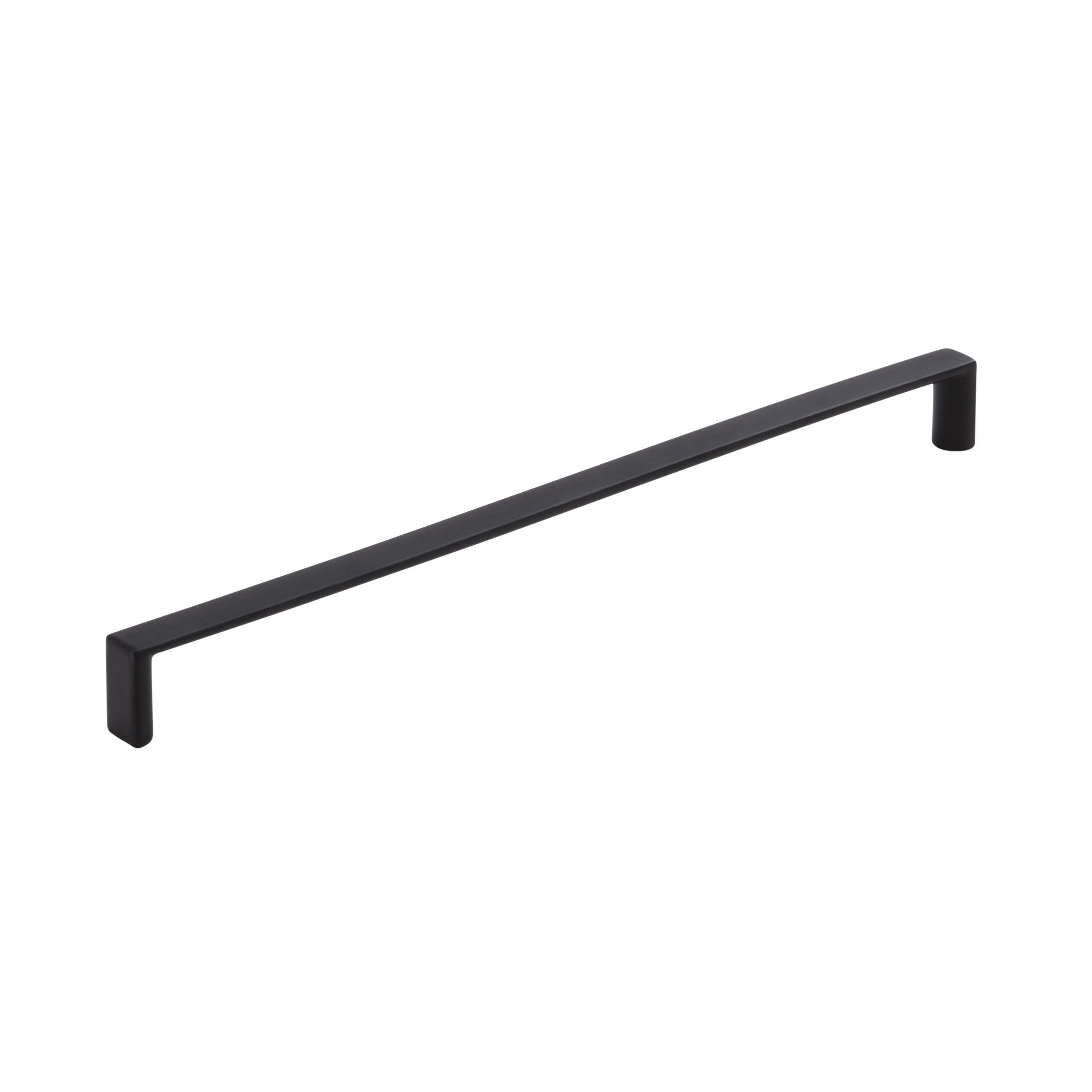 Metro 8-13/16 inch (224mm) Center-to-Center Matte Black Cabinet Pull