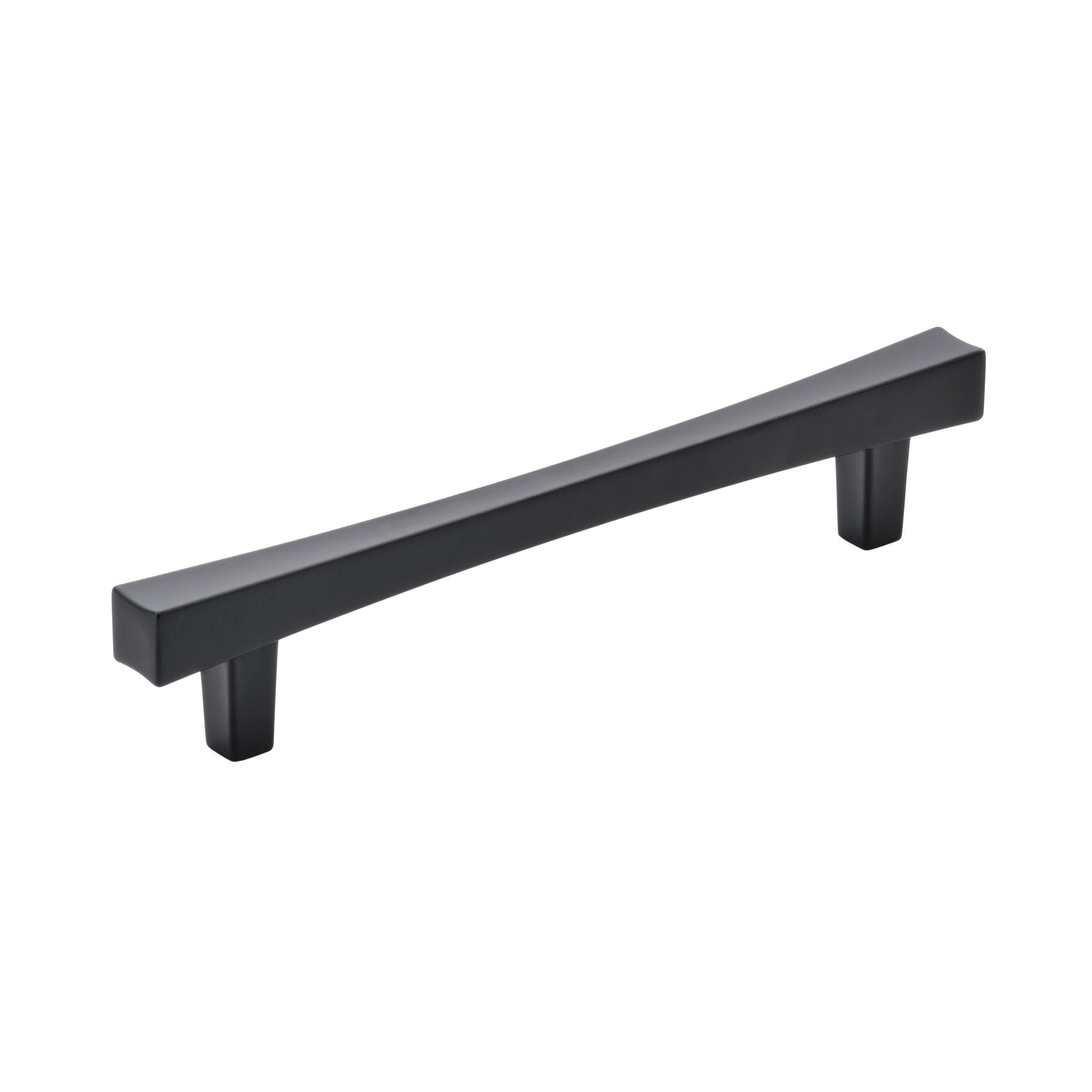 Pailou 5-1/16 inch (128mm) Center-to-Center Matte Black Cabinet Pull