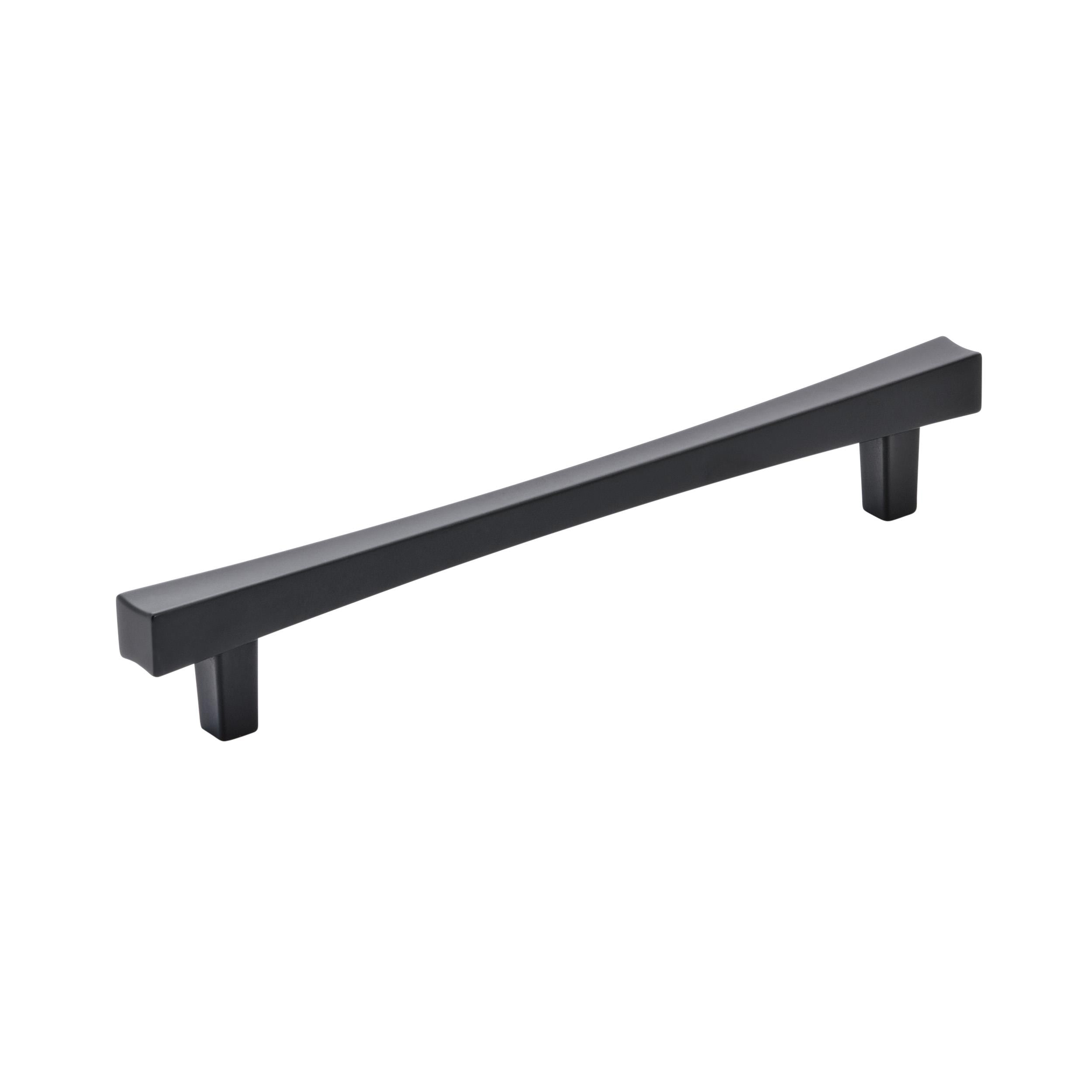 Pailou 6-5/16 inch (160mm) Center-to-Center Matte Black Cabinet Pull