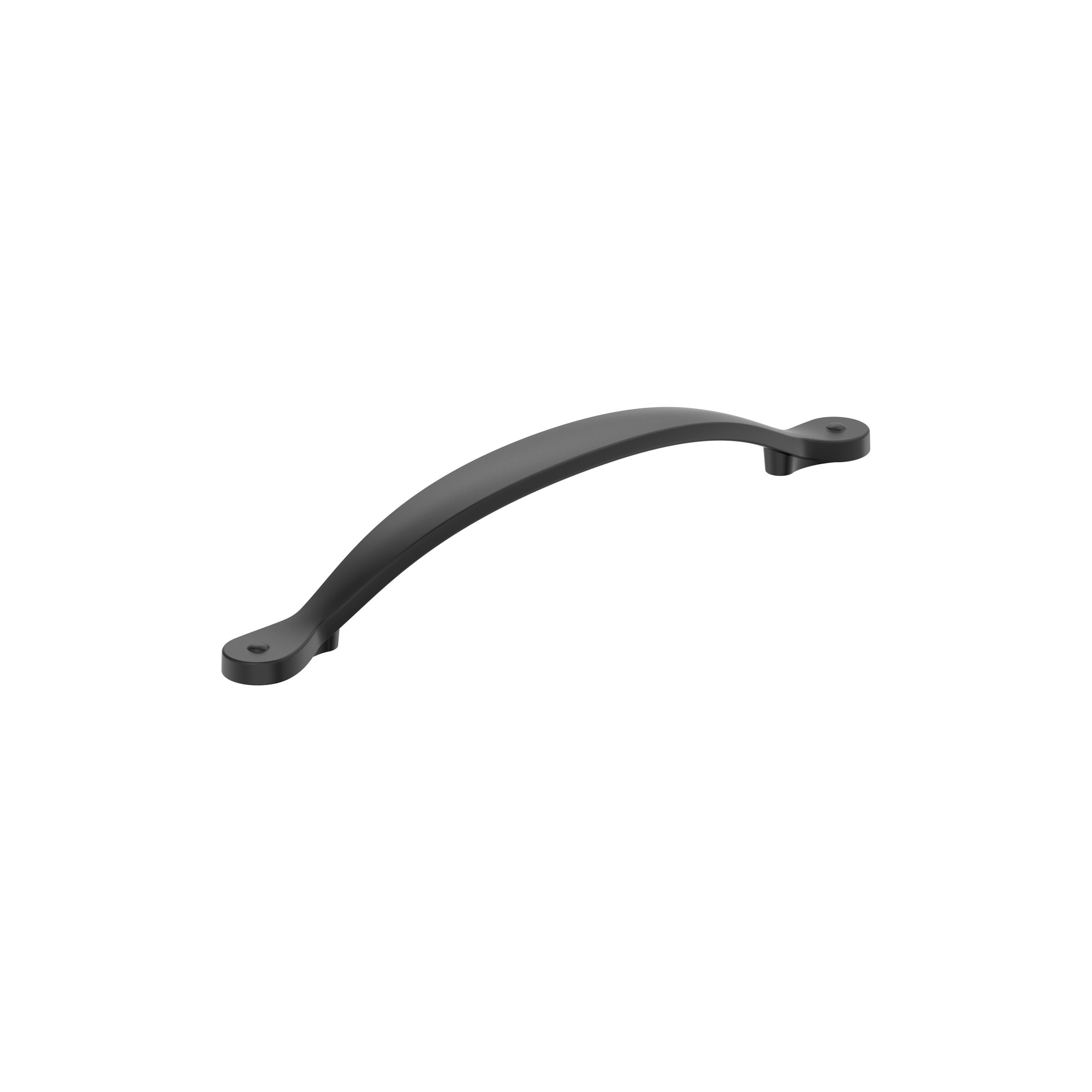 Inspirations 6-5/16 inch (160mm) Center-to-Center Matte Black Cabinet Pull