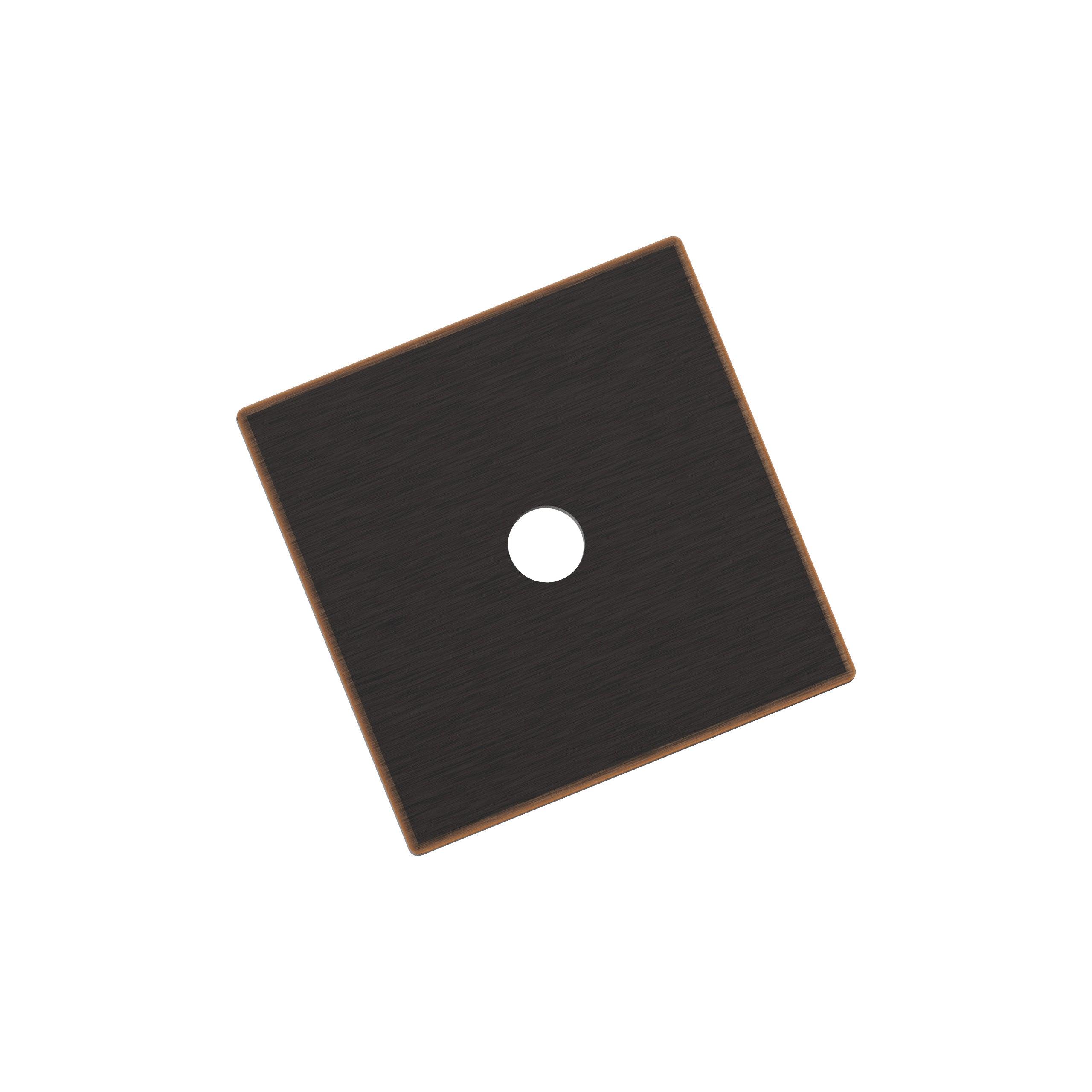 Ladera 1-3/16 inch (30mm) Length Square Oil-Rubbed Bronze Cabinet Knob Backplate