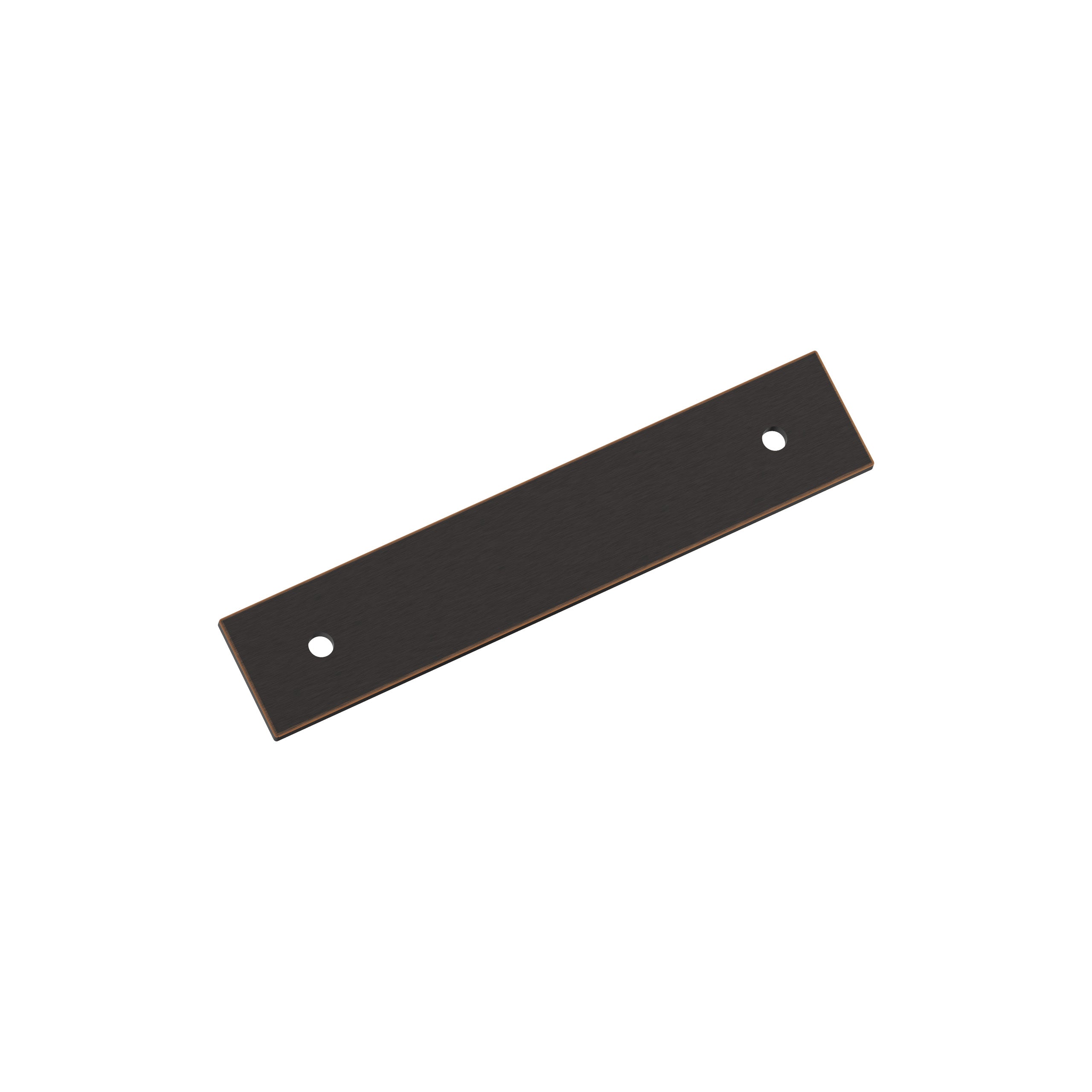 Ladera 3-3/4 inch (96mm) Center-to-Center Rectangle Oil-Rubbed Bronze Cabinet Pull Backplate