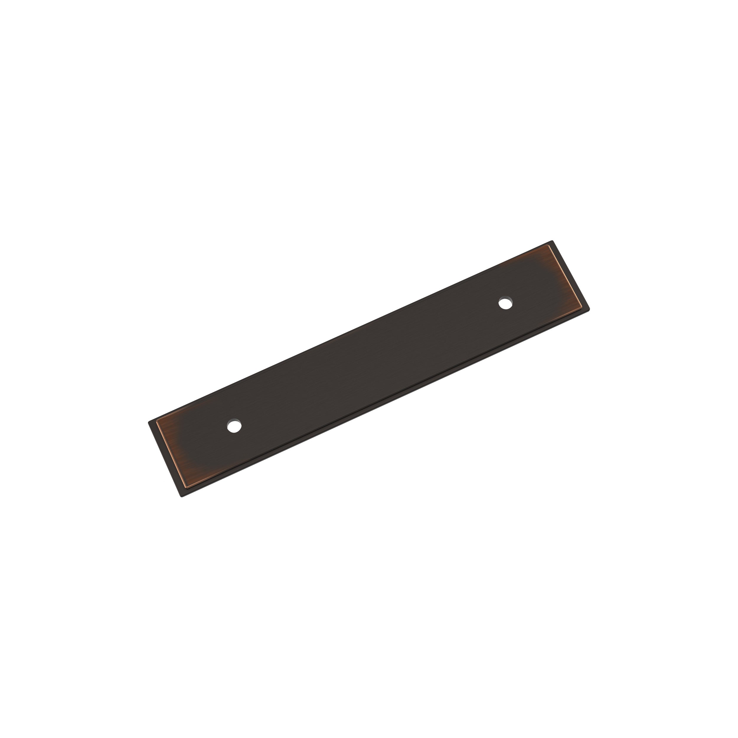 Maymont 3-3/4 inch (96mm) Center-to-Center Rectangle Oil-Rubbed Bronze Cabinet Pull Backplate