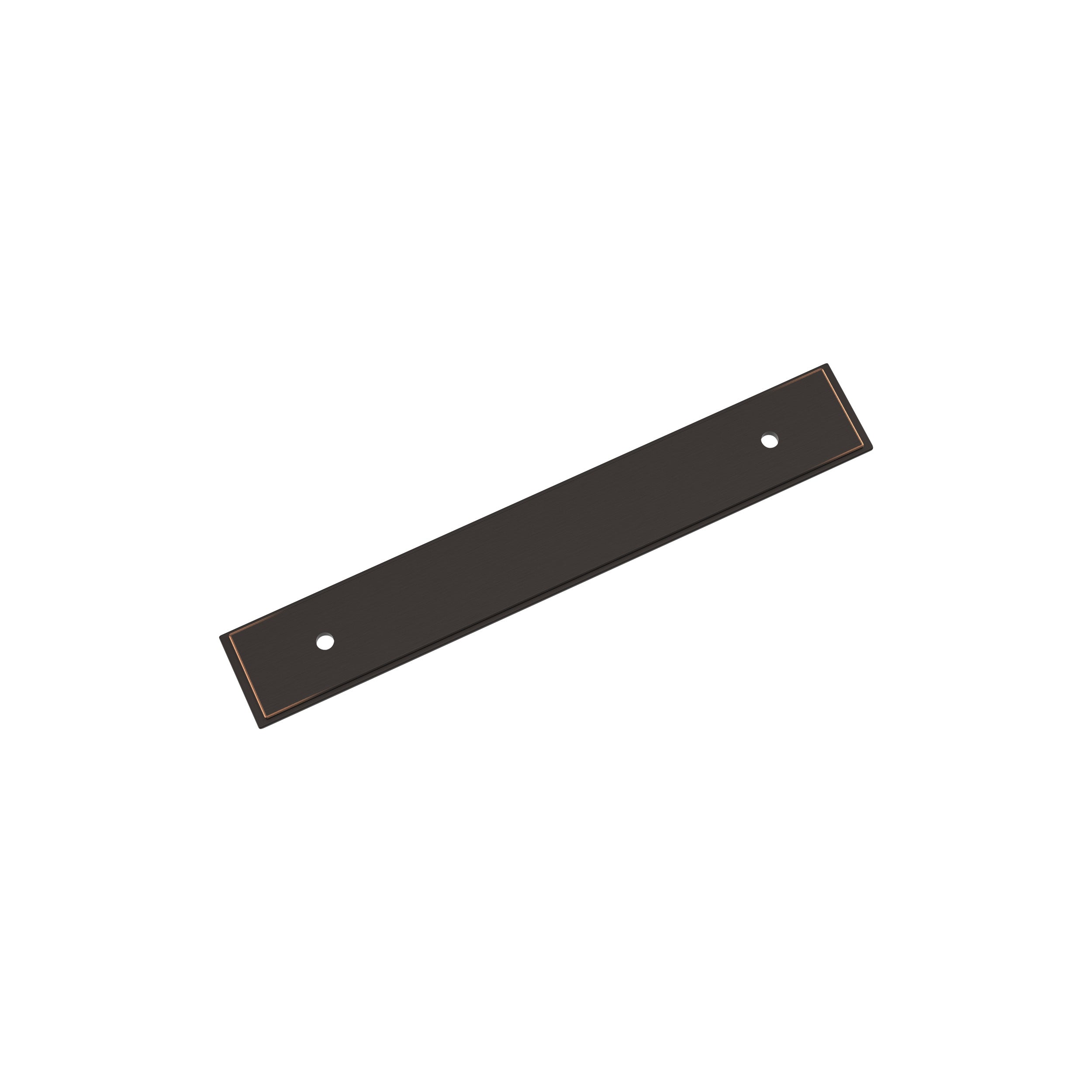 Maymont 5-1/16 inch (128mm) Center-to-Center Rectangle Oil-Rubbed Bronze Cabinet Pull Backplate