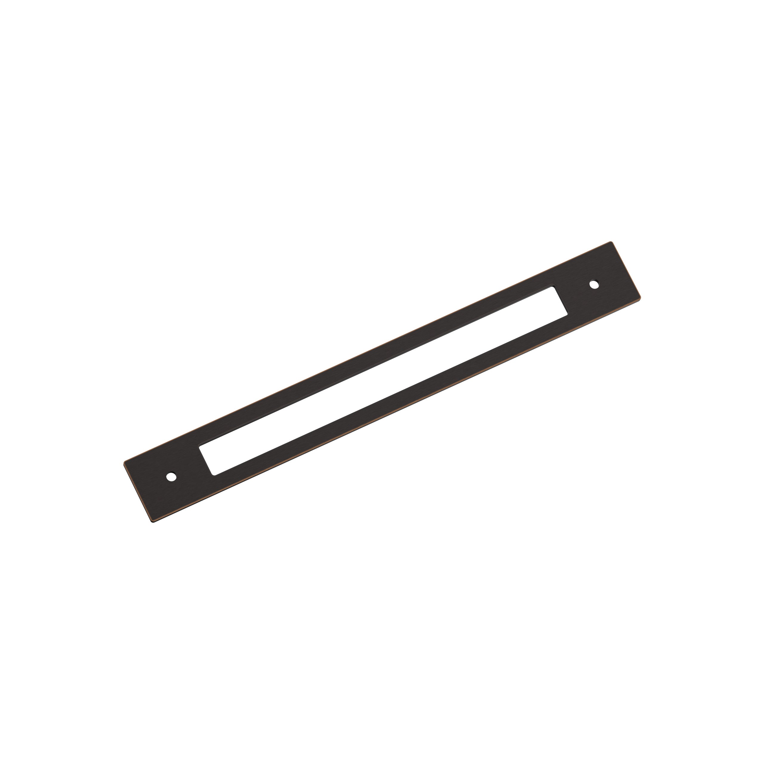 Medora 8-13/16 inch (224mm) Center-to-Center Rectangle Oil-Rubbed Bronze Cabinet Pull Backplate