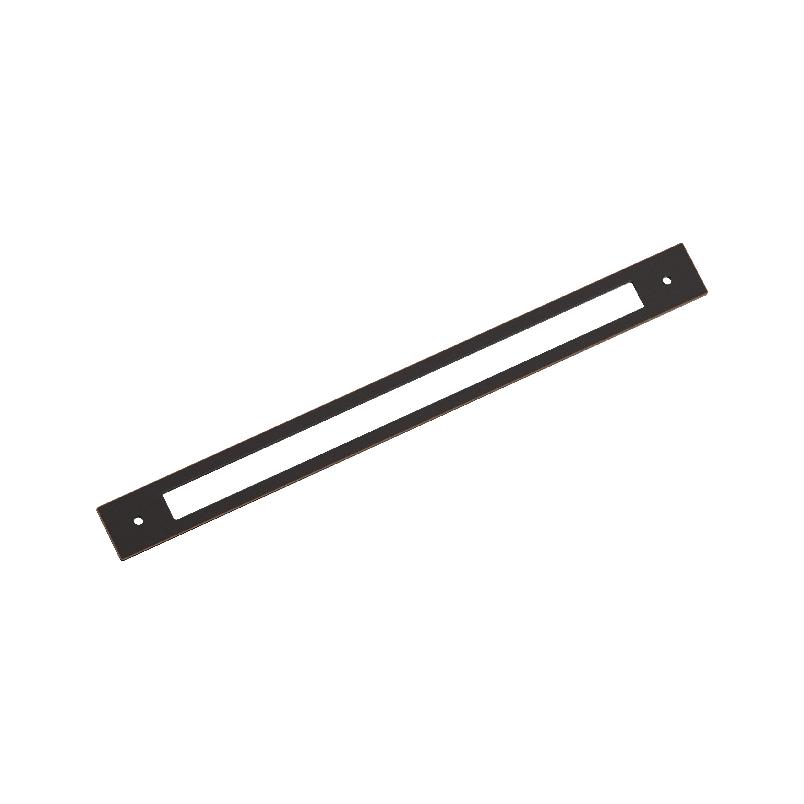 Medora 12-5/8 inch (320mm) Center-to-Center Rectangle Oil-Rubbed Bronze Cabinet Pull Backplate