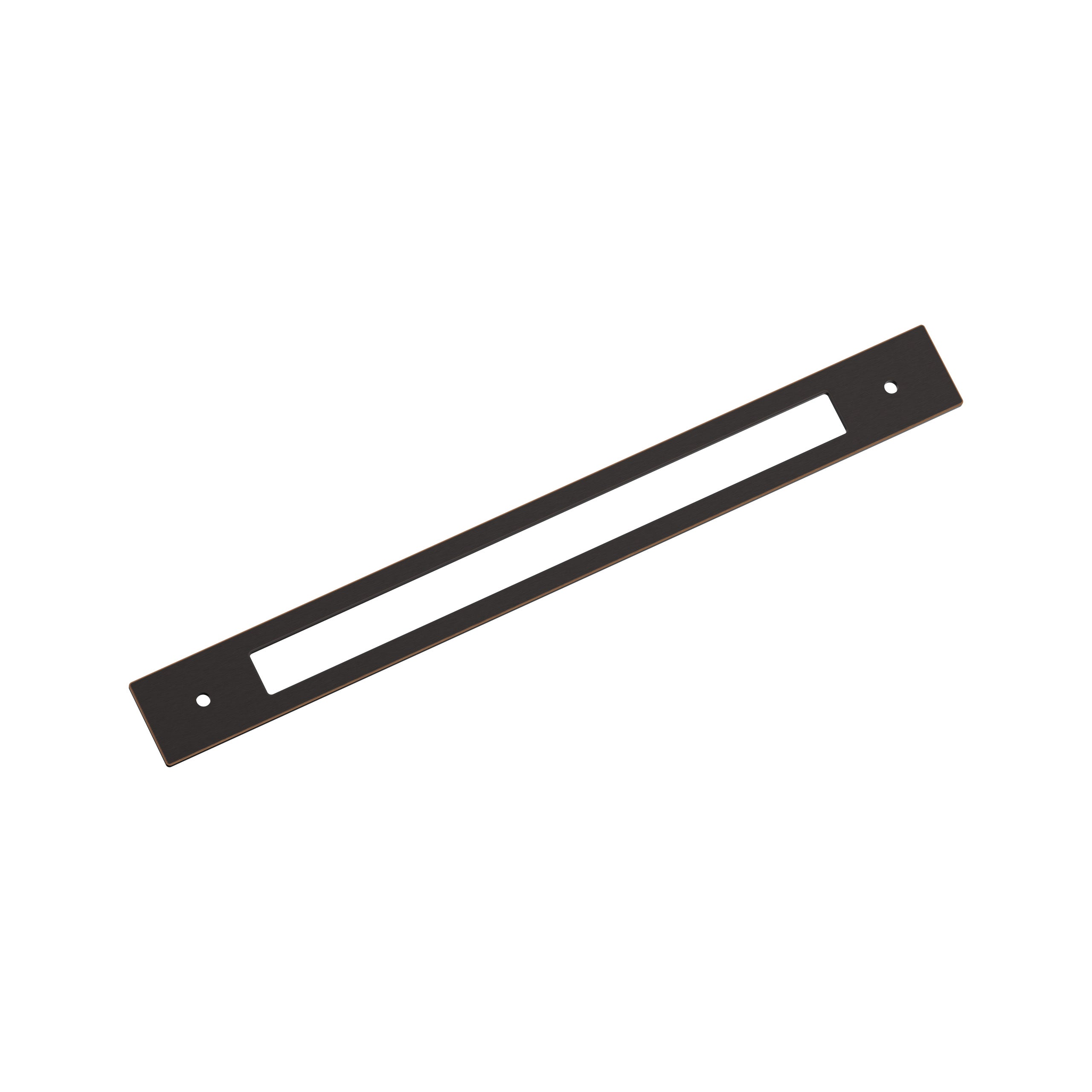 Medora 12 inch (305mm) Center-to-Center Rectangle Oil-Rubbed Bronze Cabinet Pull Backplate
