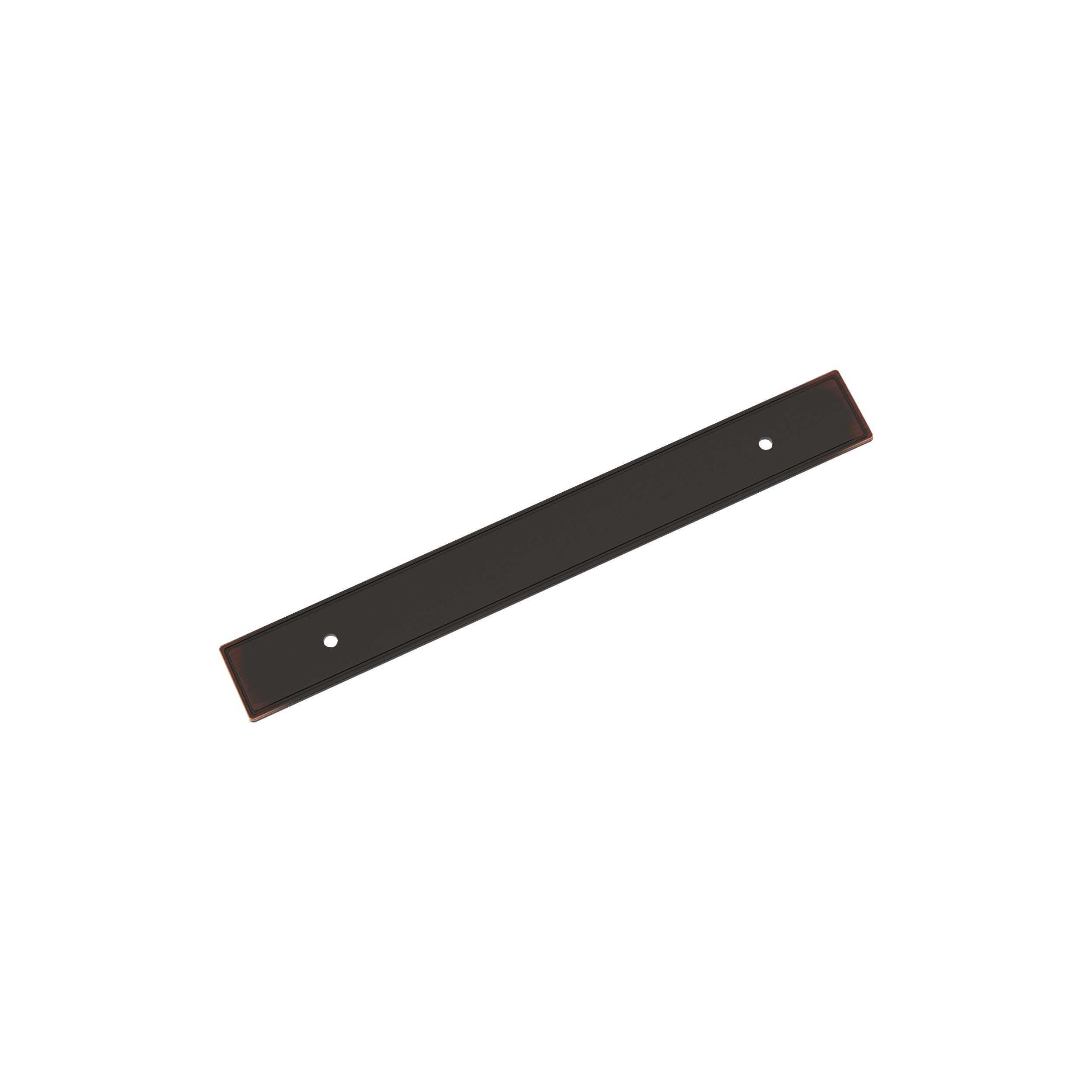 Thoreau 6-5/16 inch (160mm) Center-to-Center Rectangle Oil-Rubbed Bronze Cabinet Pull Backplate