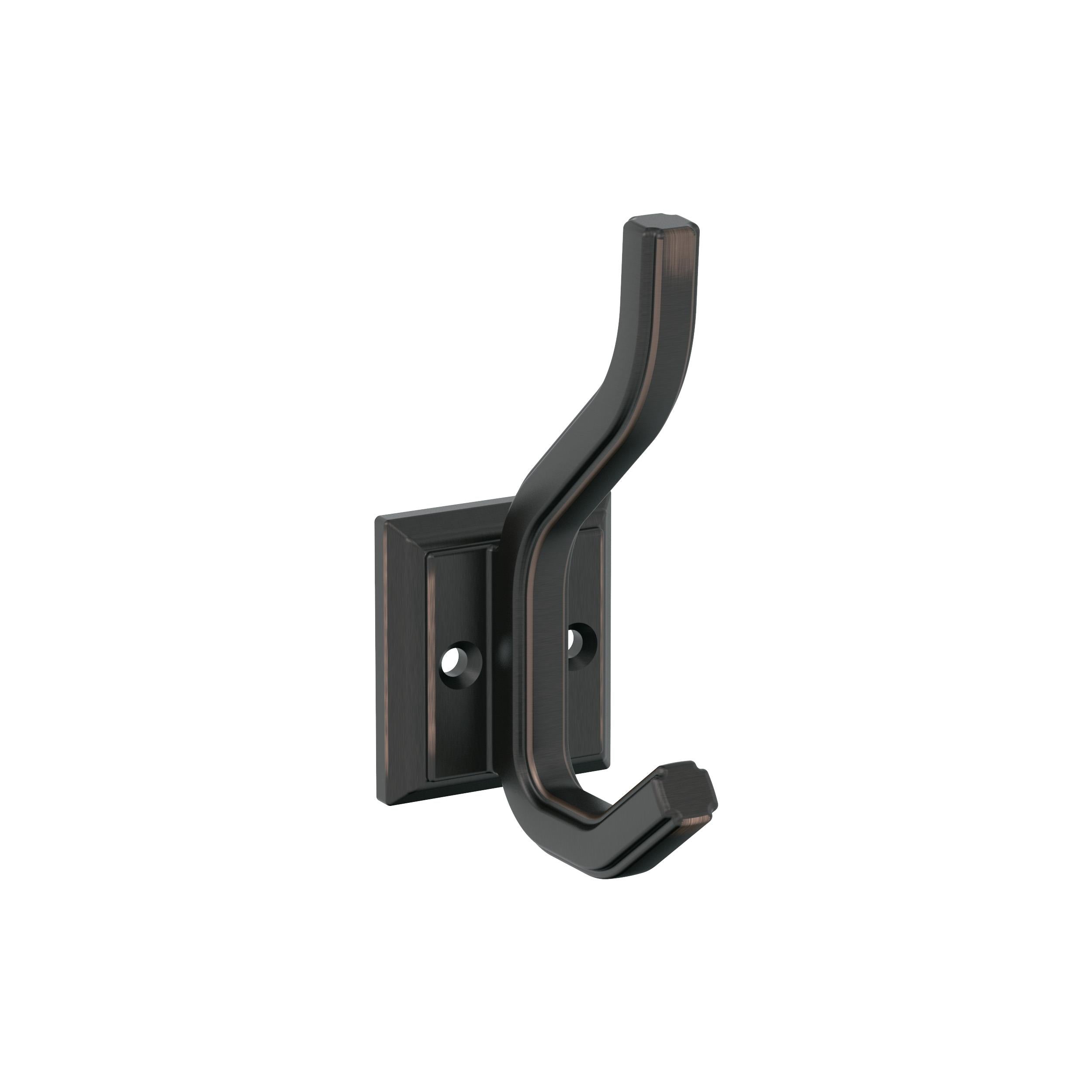 Aliso Double Prong Oil-Rubbed Bronze Decorative Wall Hook