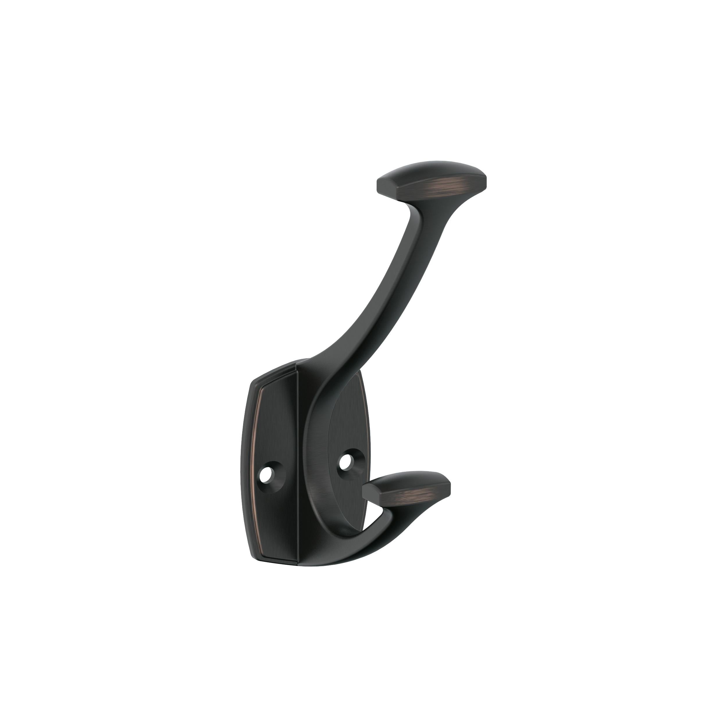 Vicinity Double Prong Oil-Rubbed Bronze Decorative Wall Hook
