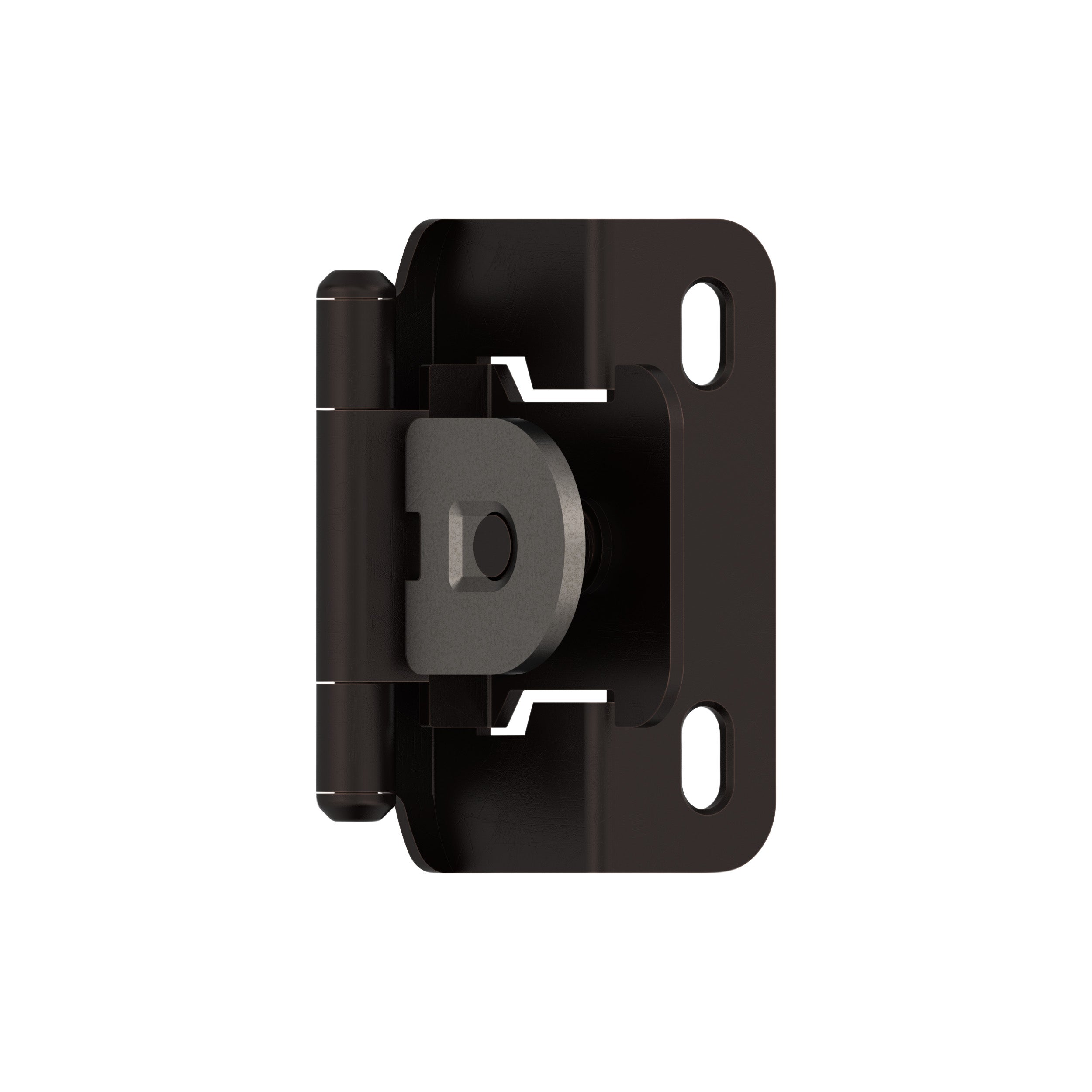 1/2 inch (13mm) Overlay Single Demountable, Partial Wrap Oil-Rubbed Bronze Hinge - 1 Pair