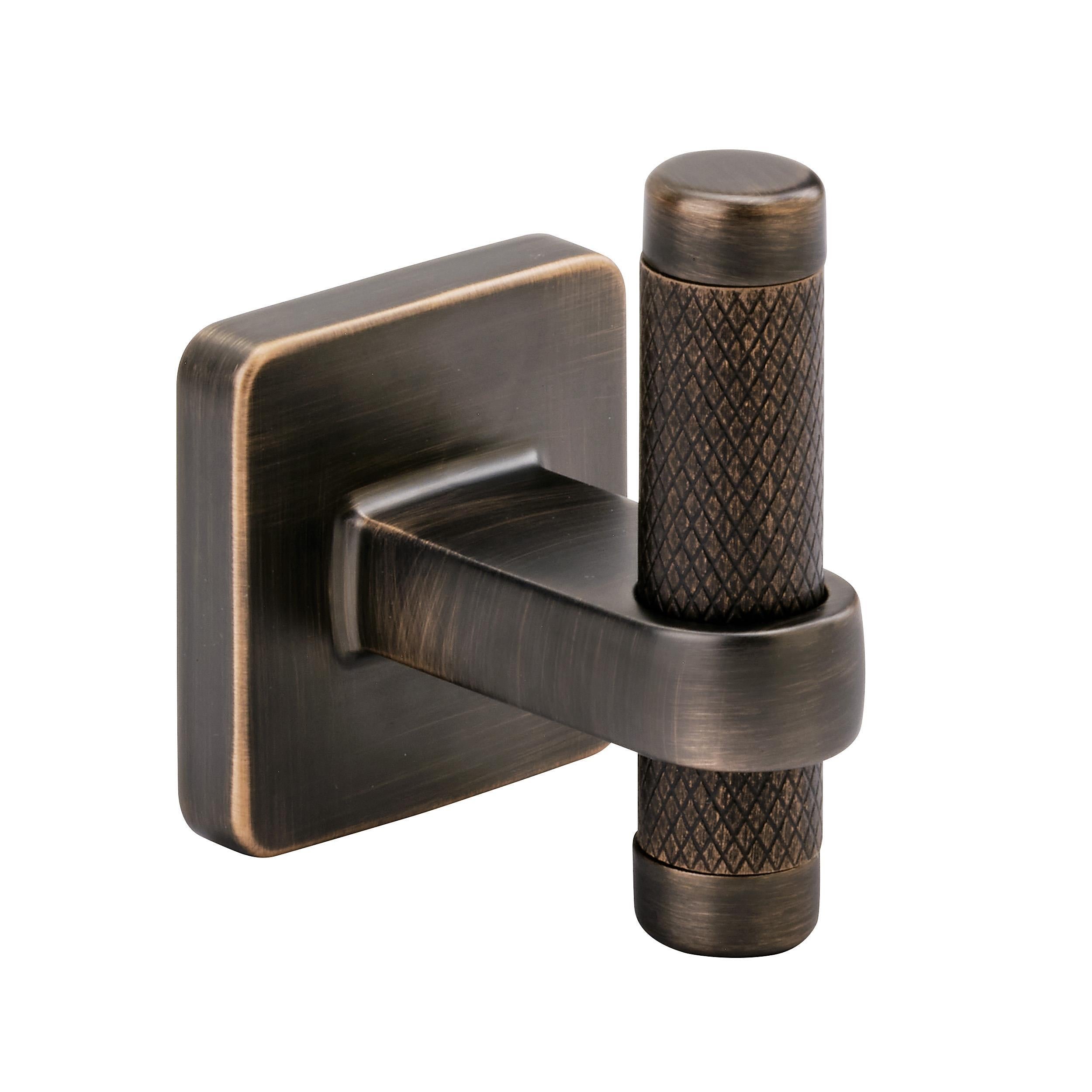 Bronx Contemporary Single Prong Oil-Rubbed Bronze Wall Hook