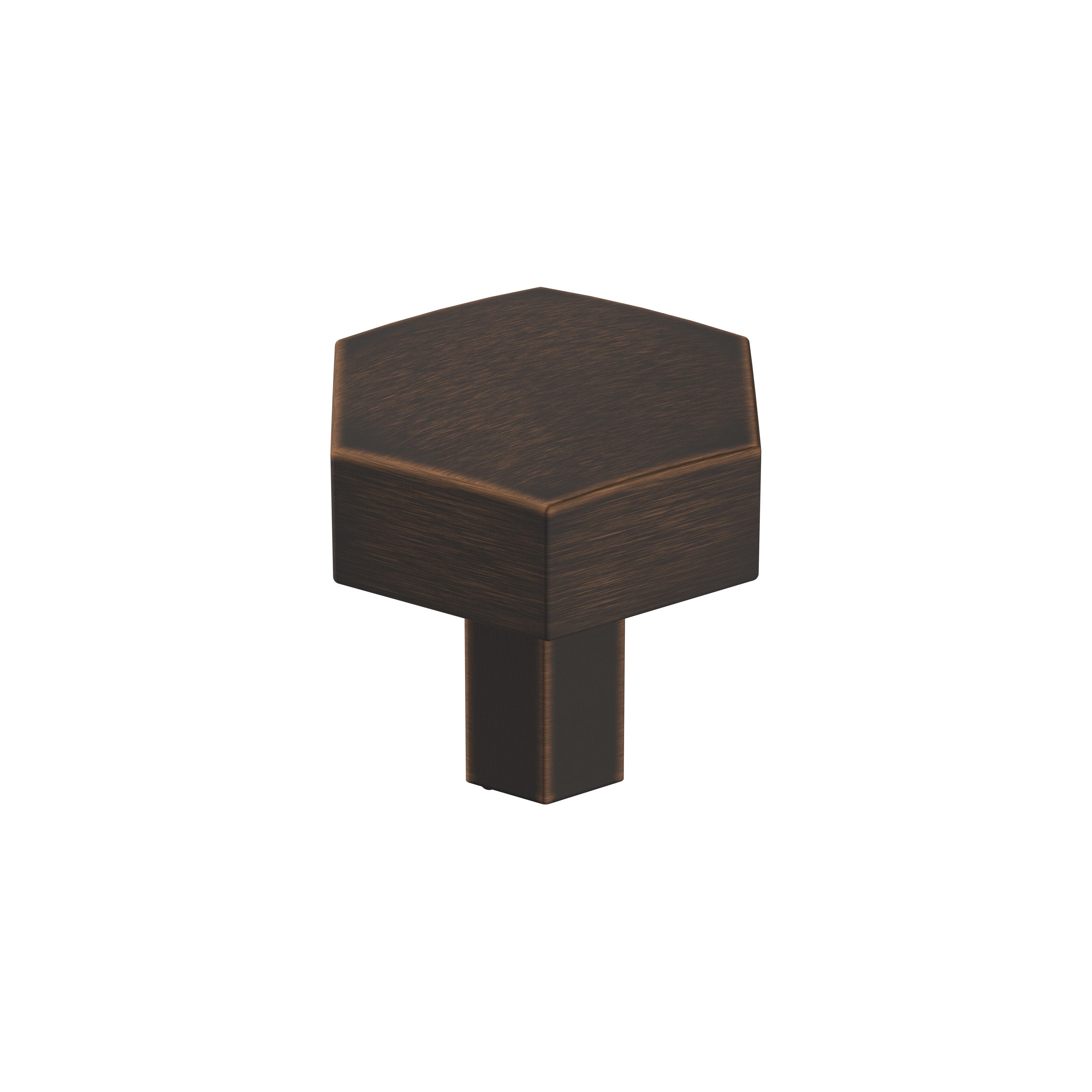 Caliber 1-1/4 inch (32mm) Diameter Oil-Rubbed Bronze Cabinet Knob