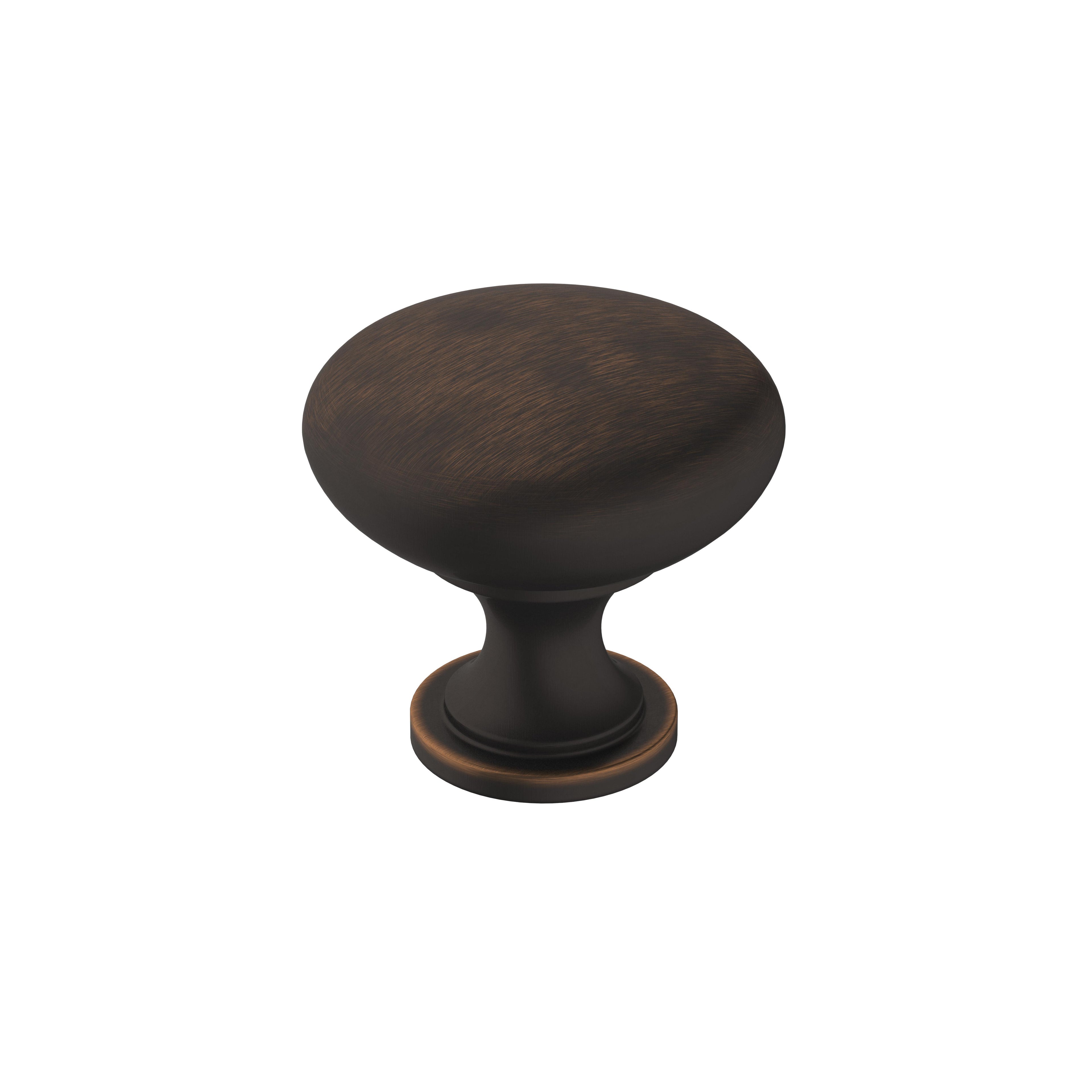 Era 1-1/4 inch (32mm) Diameter Oil-Rubbed Bronze Cabinet Knob