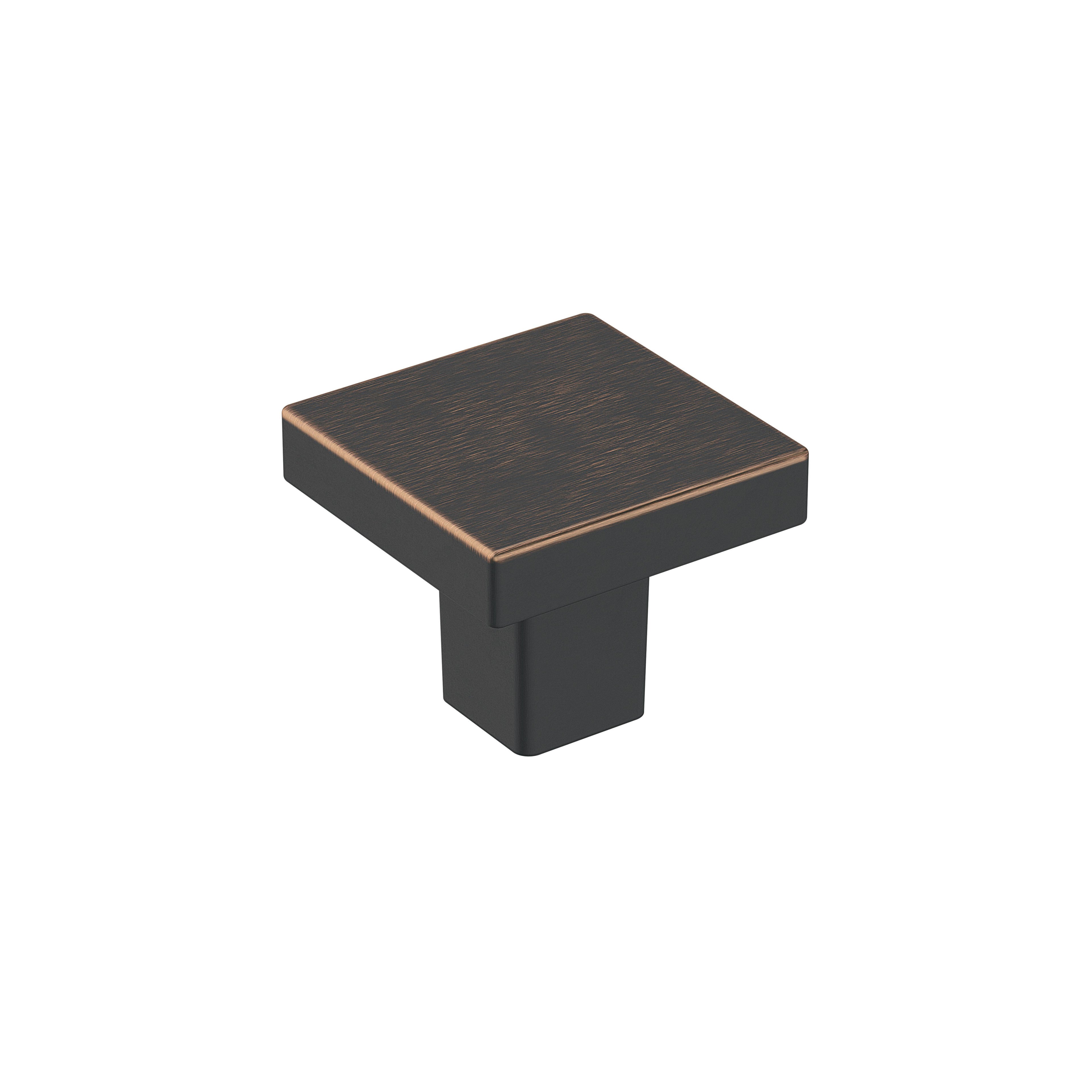 Monument 1-3/16 inch (30mm) Length Oil-Rubbed Bronze Cabinet Knob