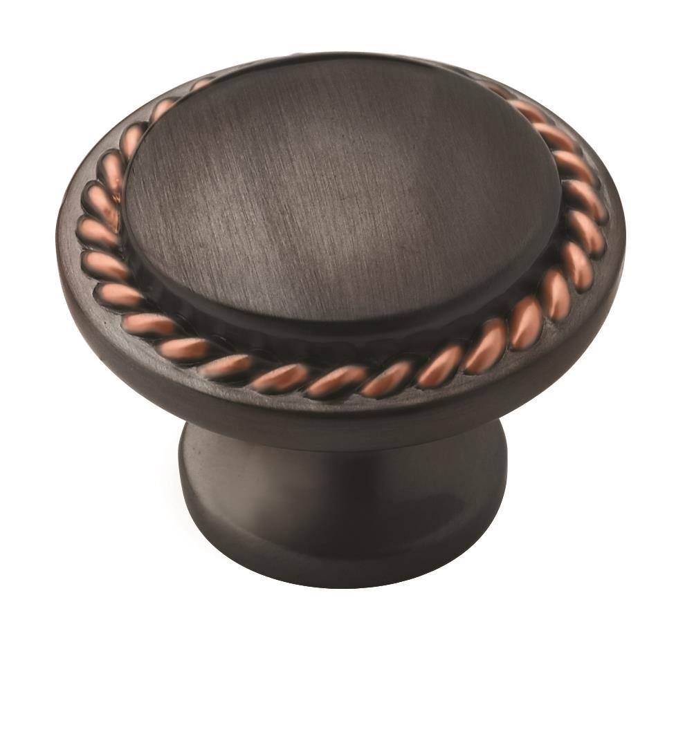 Everyday Heritage 1-3/16 inch (30mm) Diameter Oil-Rubbed Bronze Cabinet Knob
