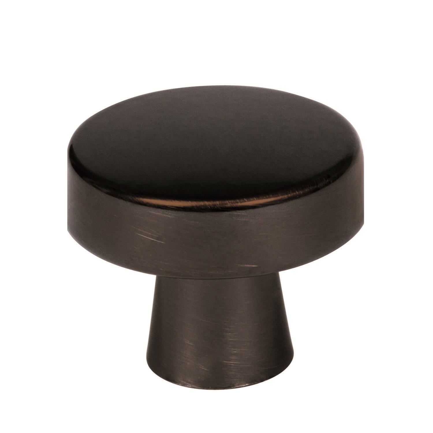 Blackrock 1-5/16 inch (33mm) Diameter Oil-Rubbed Bronze Cabinet Knob