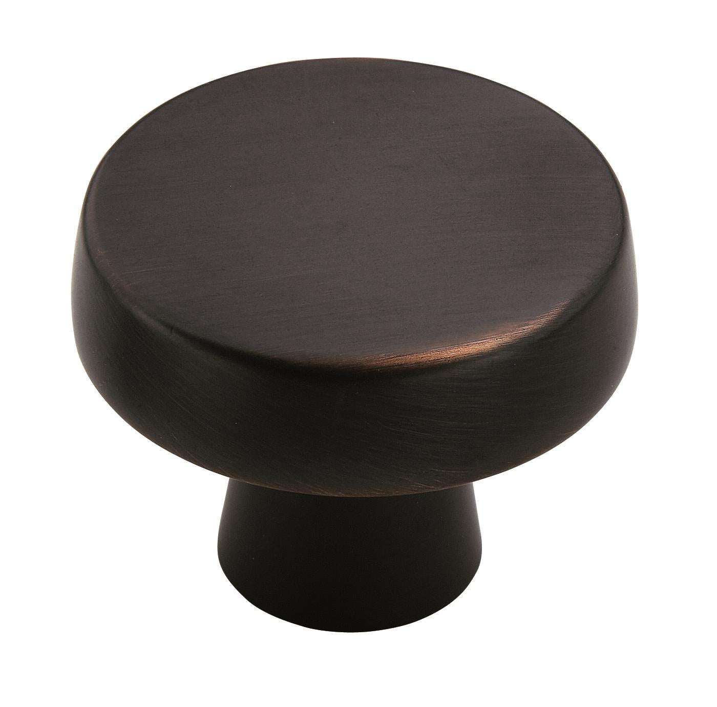 Blackrock 1-5/8 inch (41mm) Diameter Oil-Rubbed Bronze Cabinet Knob