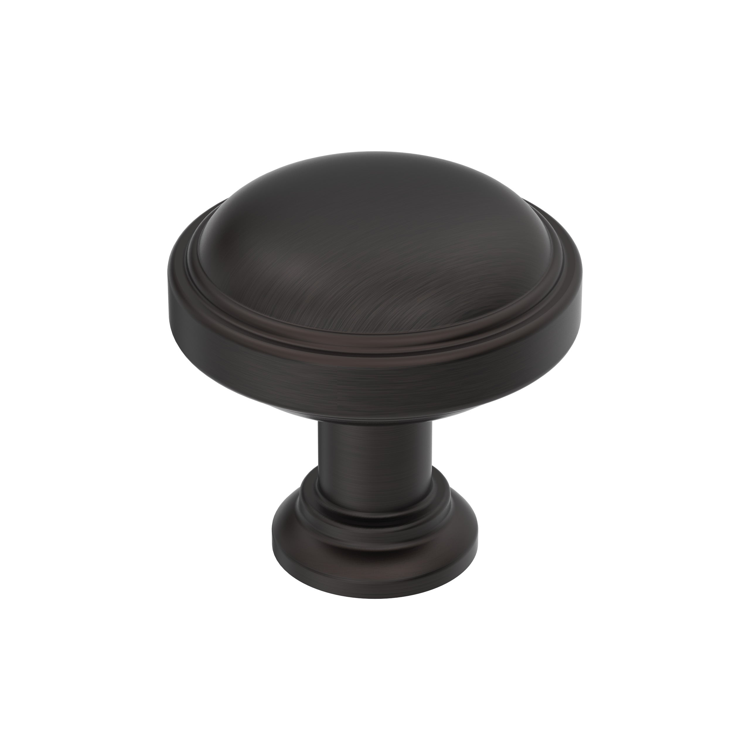Enlivity 1-1/4 inch (32mm) Diameter Oil-Rubbed Bronze Cabinet Knob