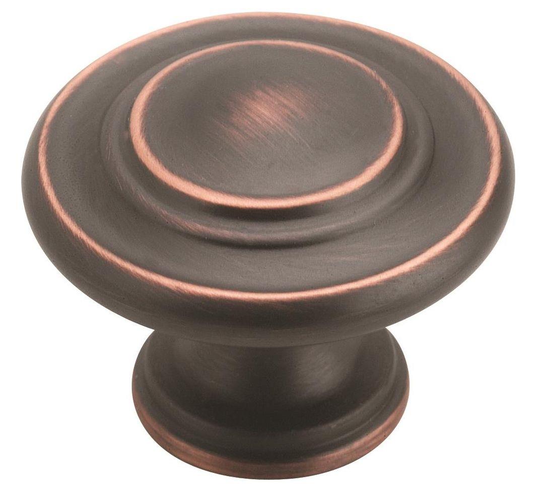 Inspirations 1-5/16 inch (33mm) Diameter Oil-Rubbed Bronze Cabinet Knob