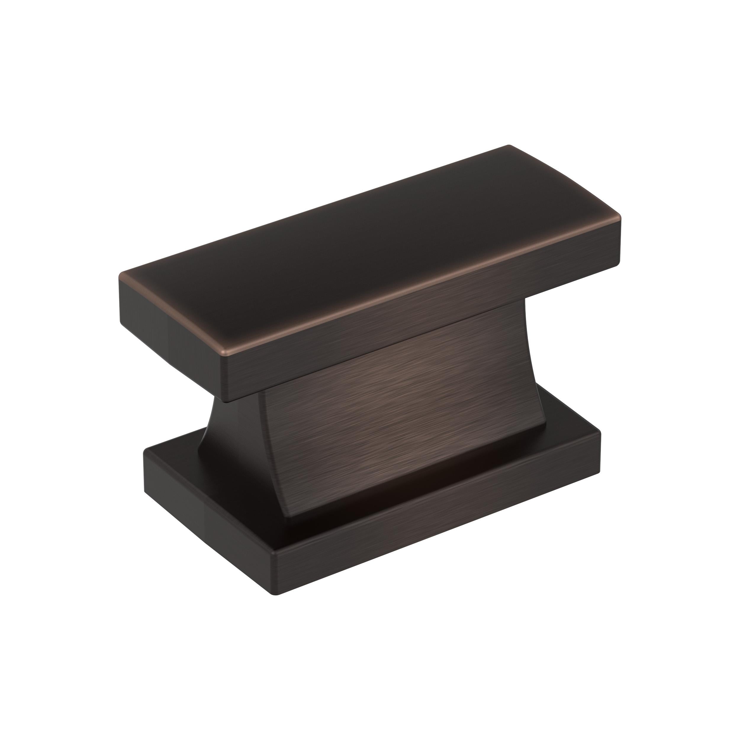 Socle 1-7/16 inch (37mm) Length Oil-Rubbed Bronze Cabinet Knob