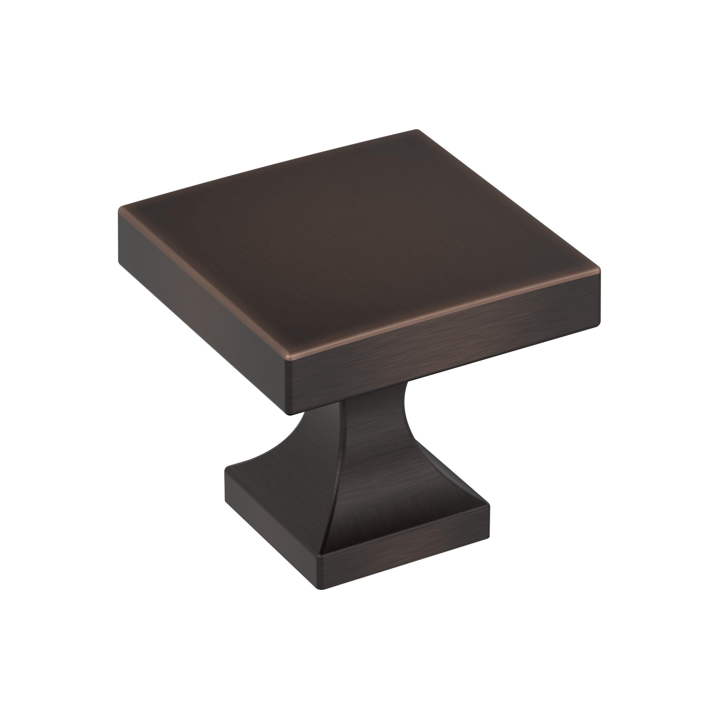 Pedestal 1-1/16 inch (27mm) Length Oil-Rubbed Bronze Cabinet Knob
