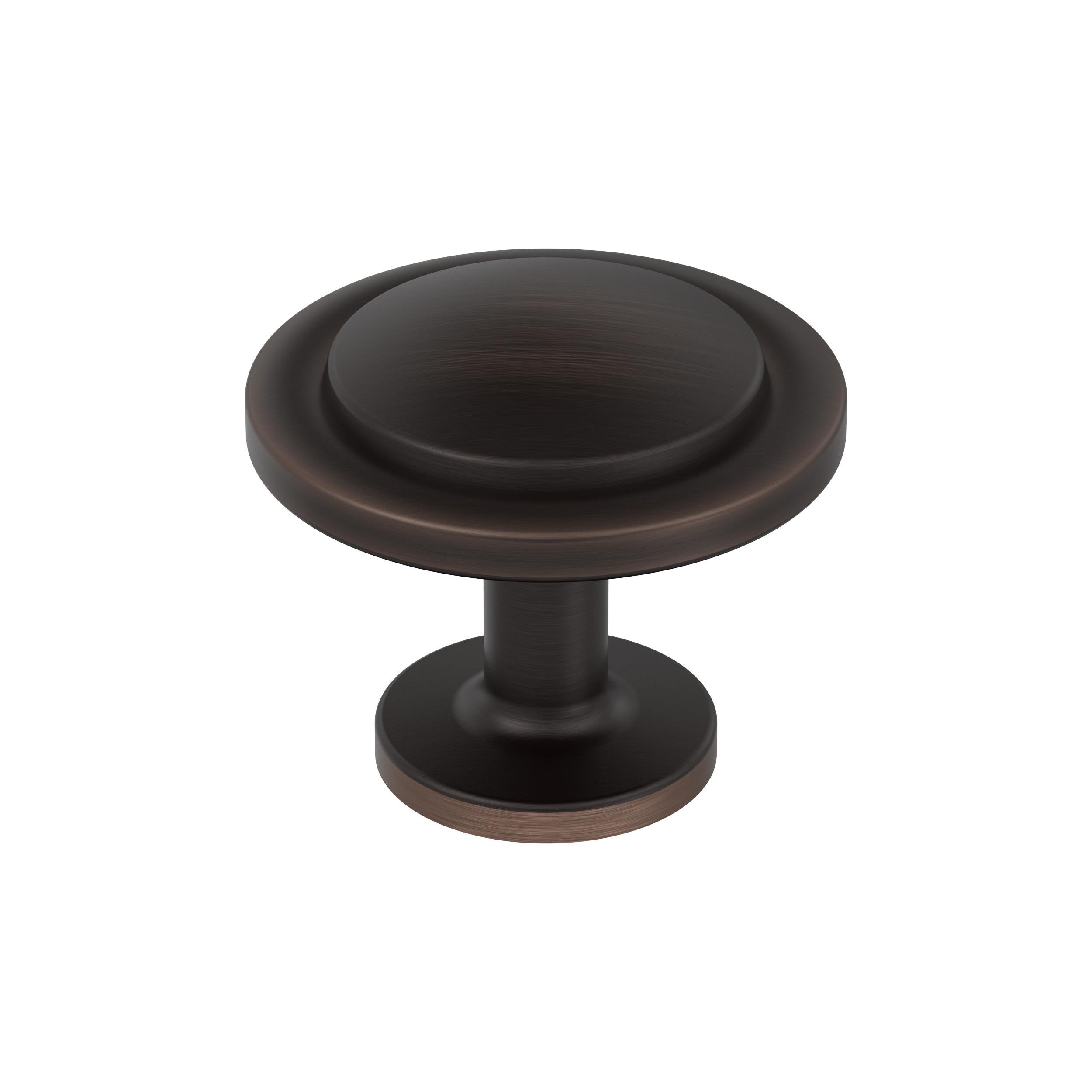 Loop 1-3/16 inch (30mm) Diameter Oil-Rubbed Bronze Cabinet Knob