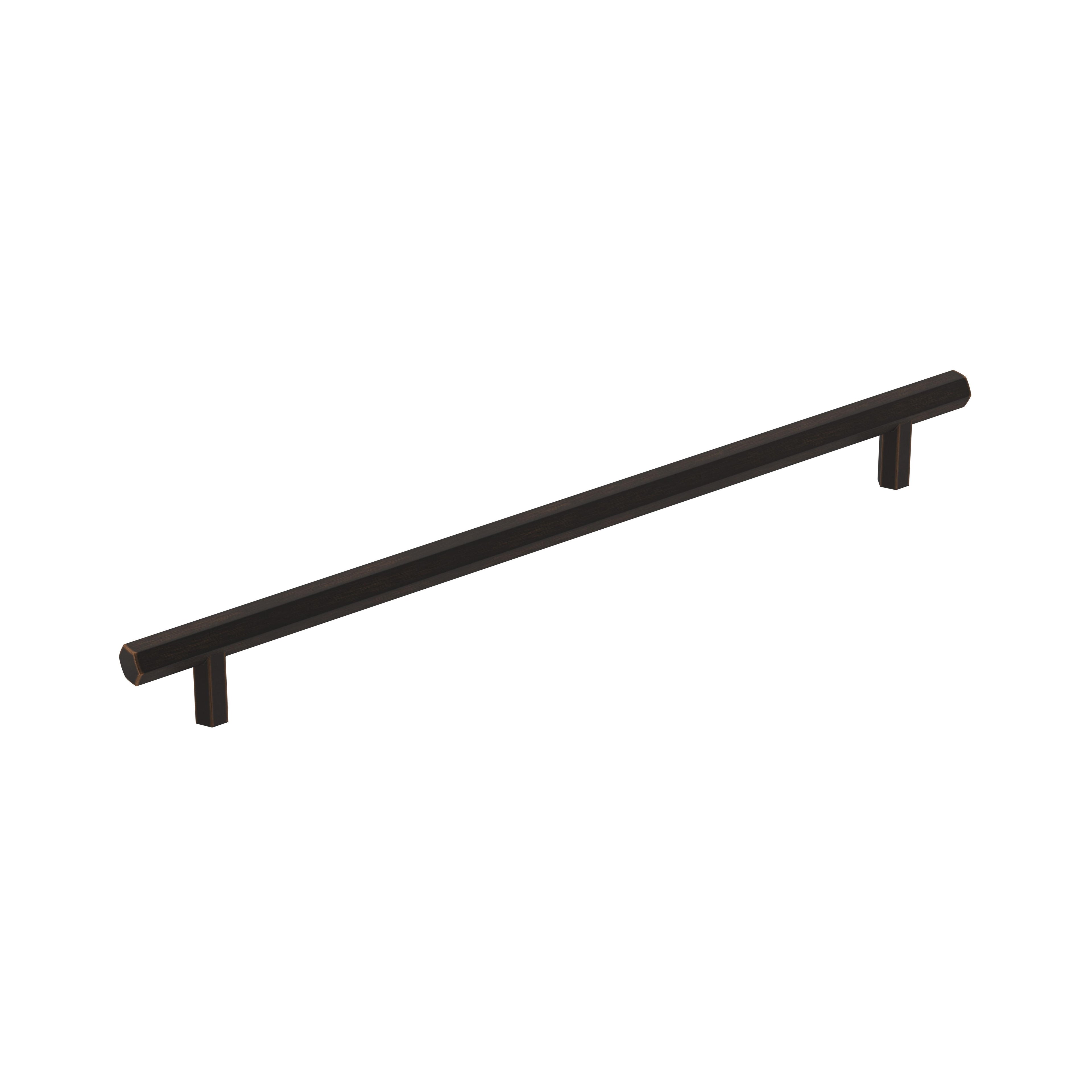 Caliber 10-1/16 inch (256mm) Center-to-Center Oil-Rubbed Bronze Cabinet Pull