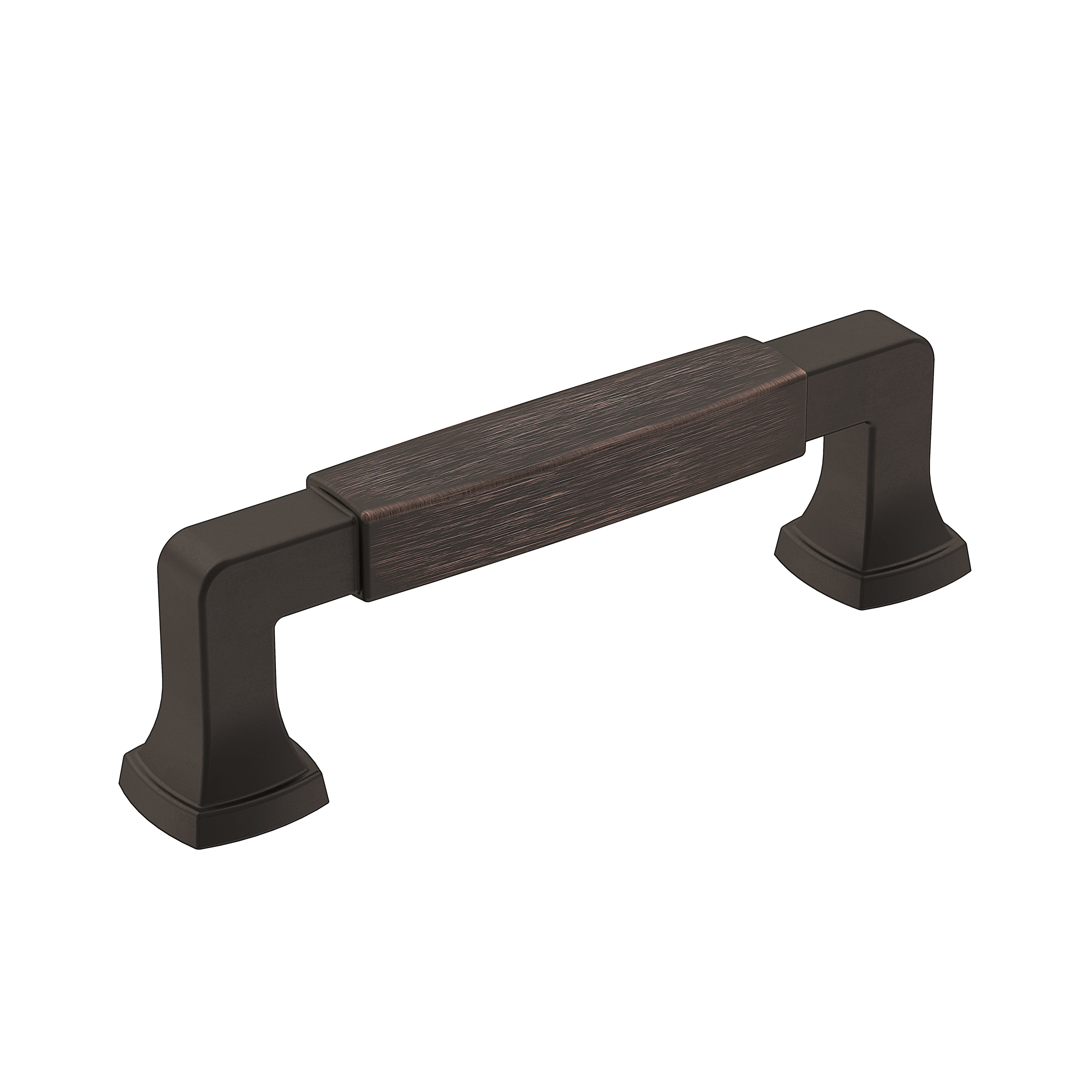 Stature 3-3/4 inch (96mm) Center-to-Center Oil-Rubbed Bronze Cabinet Pull