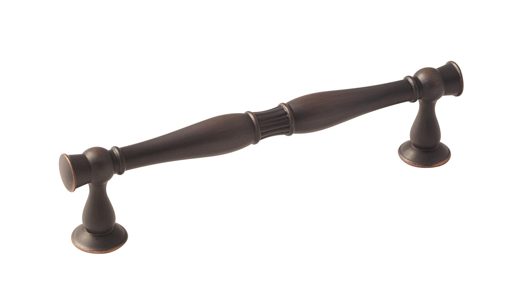 Crawford 5-1/16 inch (128mm) Center-to-Center Oil-Rubbed Bronze Cabinet Pull