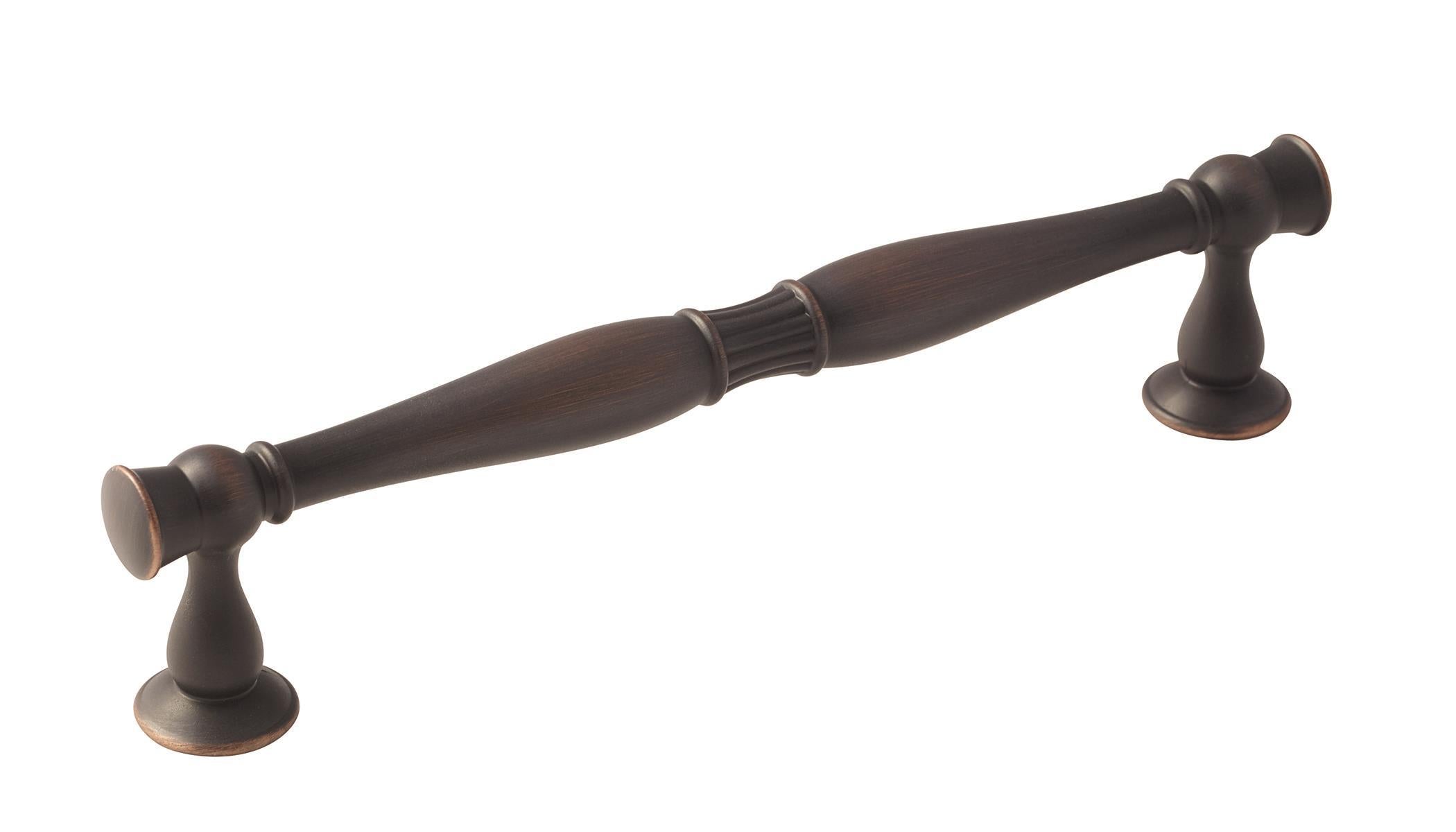 Crawford 6-5/16 inch (160mm) Center-to-Center Oil-Rubbed Bronze Cabinet Pull