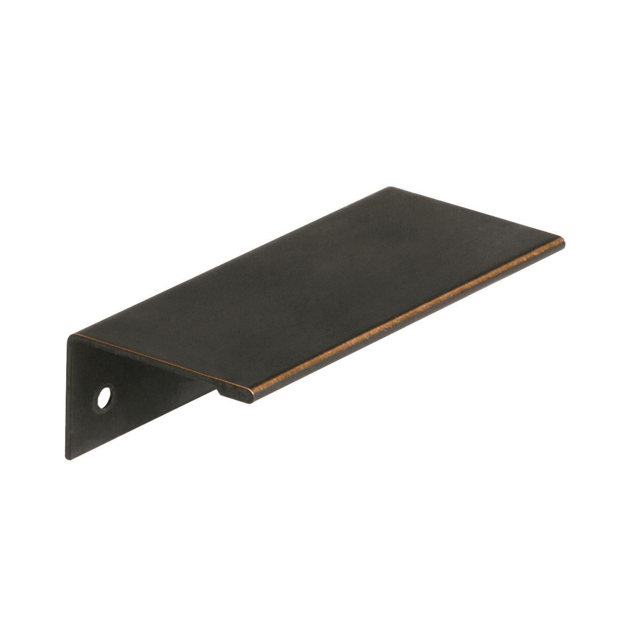 Edge Pulls 3 inch (76mm) Center-to-Center Oil-Rubbed Bronze Cabinet Edge Pull