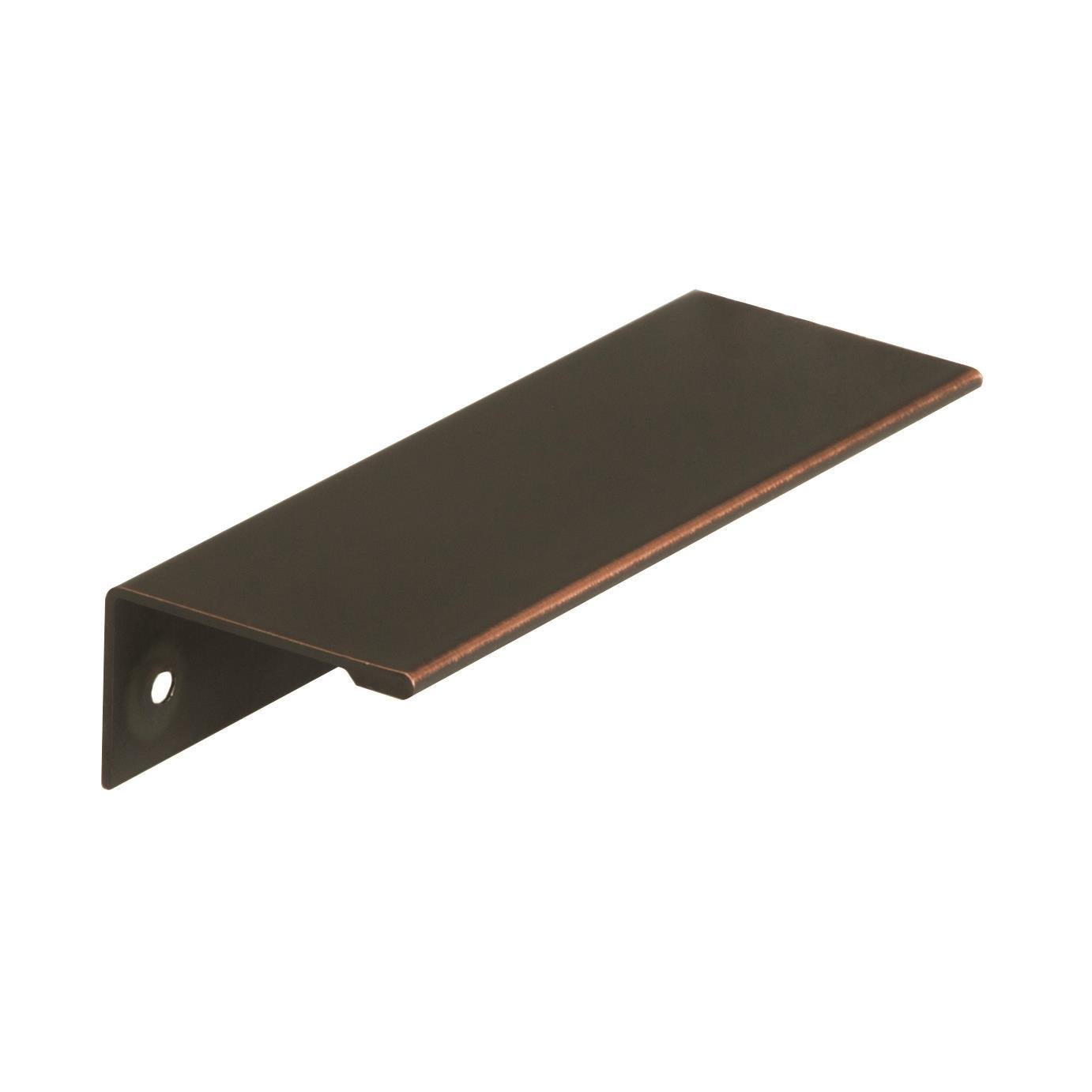 Edge Pulls 3-3/4 inch (96mm) Center-to-Center Oil-Rubbed Bronze Cabinet Edge Pull