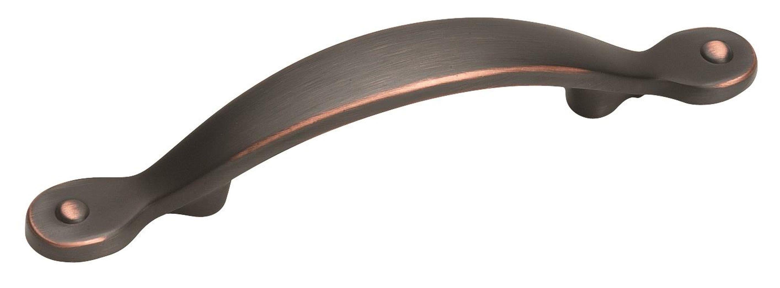 Inspirations 3 inch (76mm) Center-to-Center Oil-Rubbed Bronze Cabinet Pull