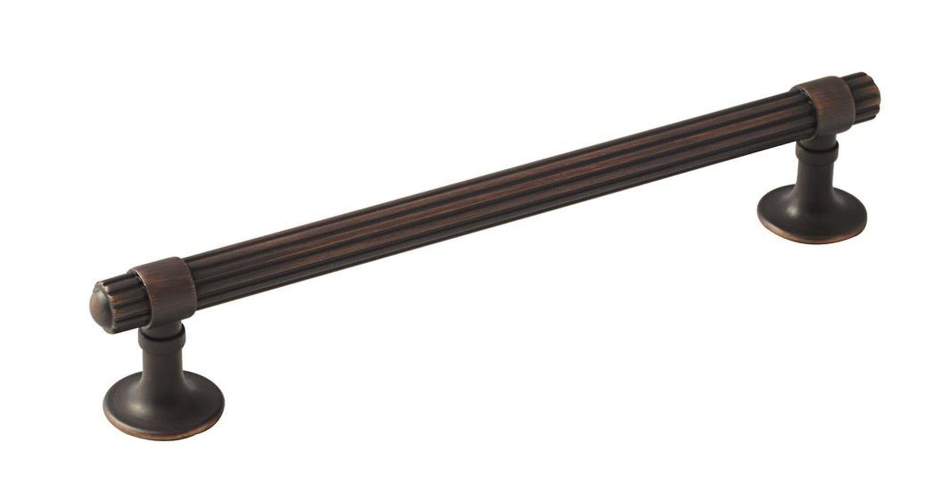 Sea Grass 6-5/16 inch (160mm) Center-to-Center Oil-Rubbed Bronze Cabinet Pull