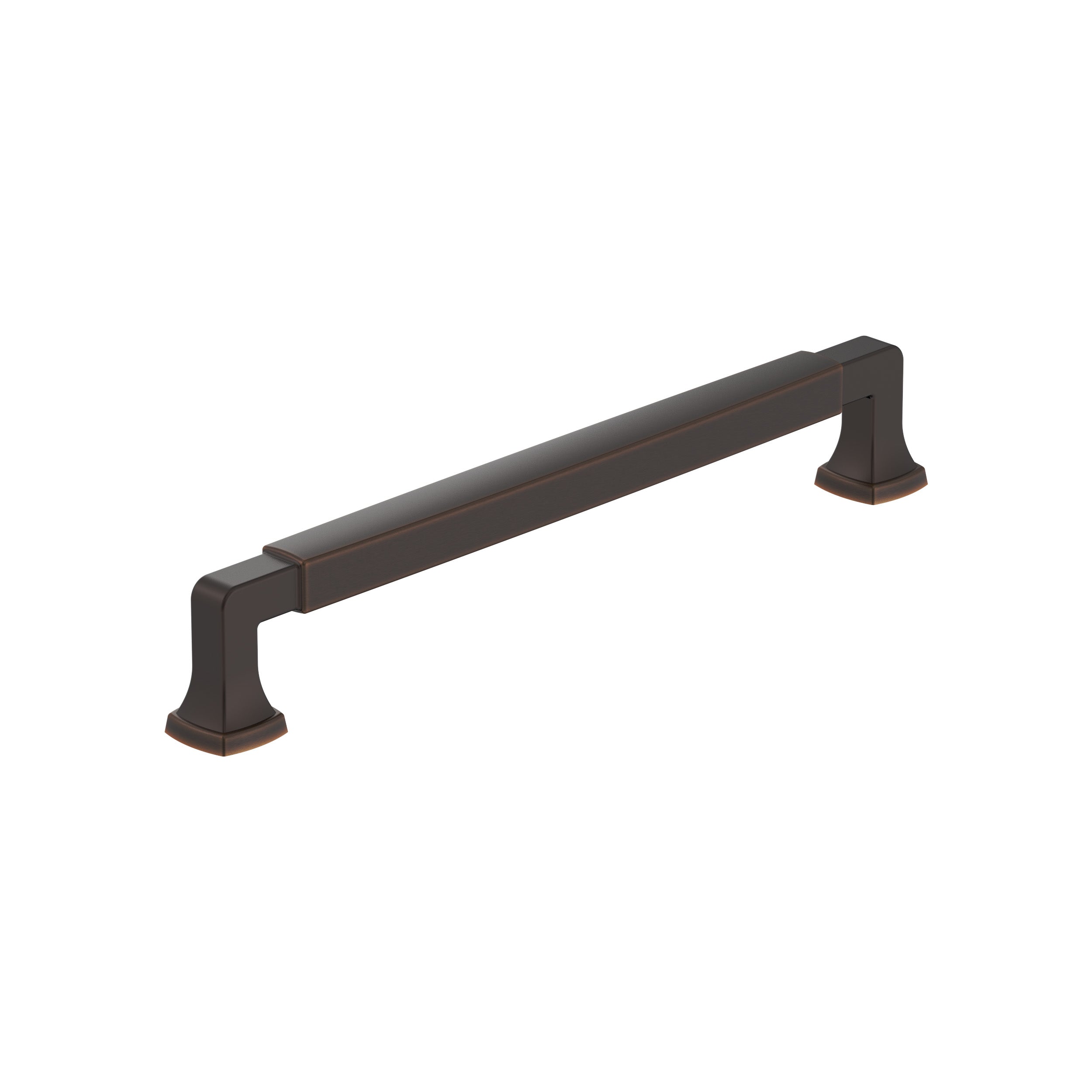 Stature 7-9/16 inch (192mm) Center-to-Center Oil-Rubbed Bronze Cabinet Pull