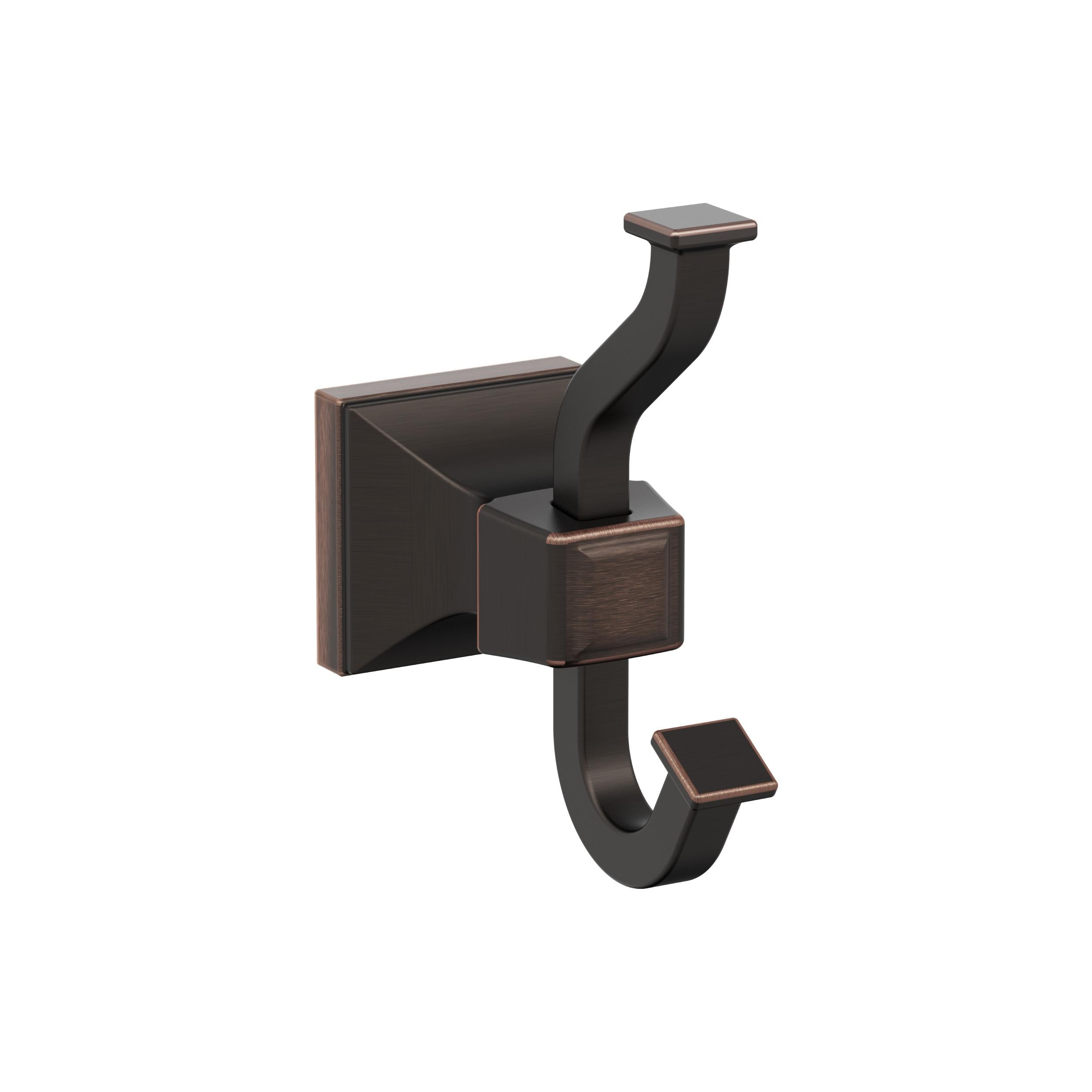 Mulholland Oil-Rubbed Bronze Double Prong Robe Hook