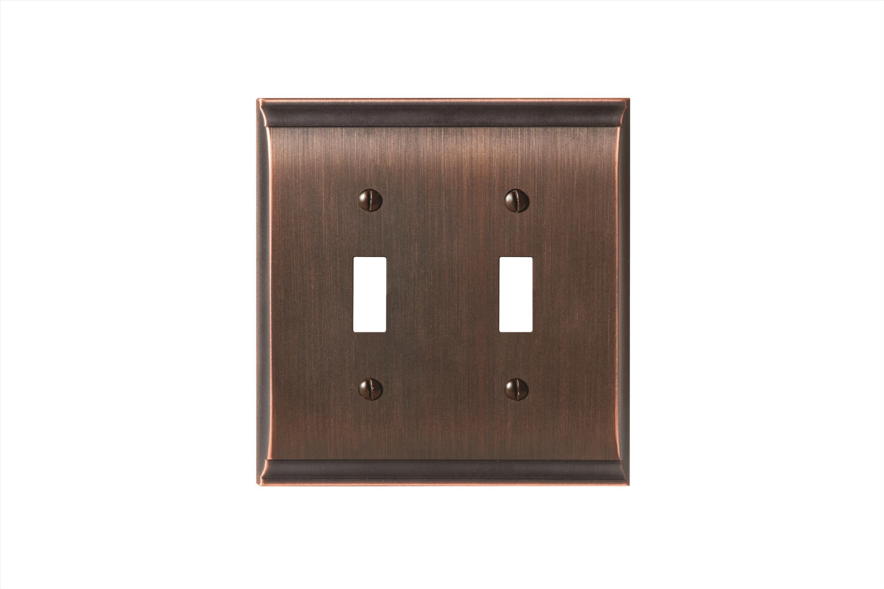 Candler 2 Toggle Oil-Rubbed Bronze Wall Plate