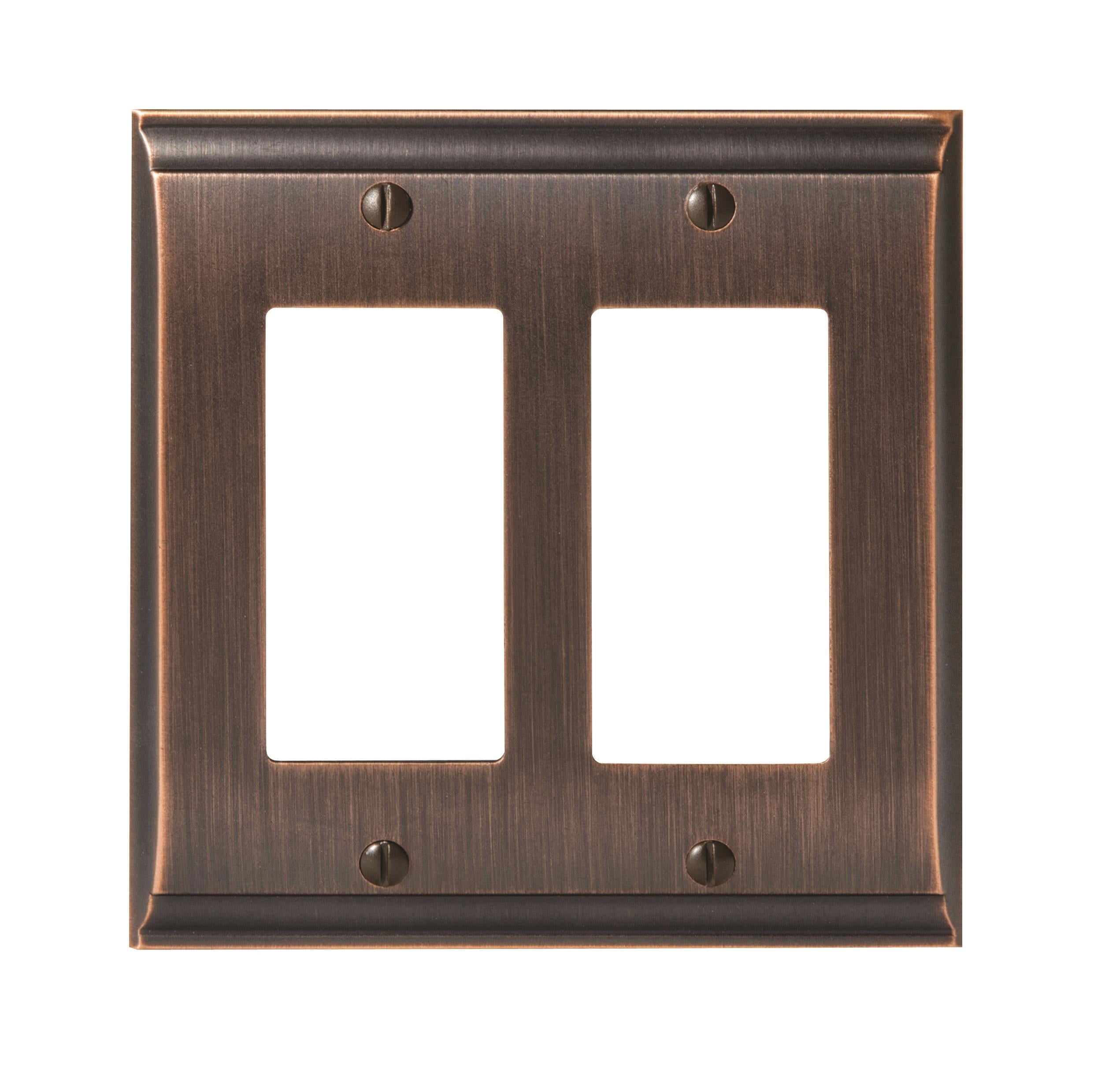 Candler 2 Rocker Oil-Rubbed Bronze Wall Plate