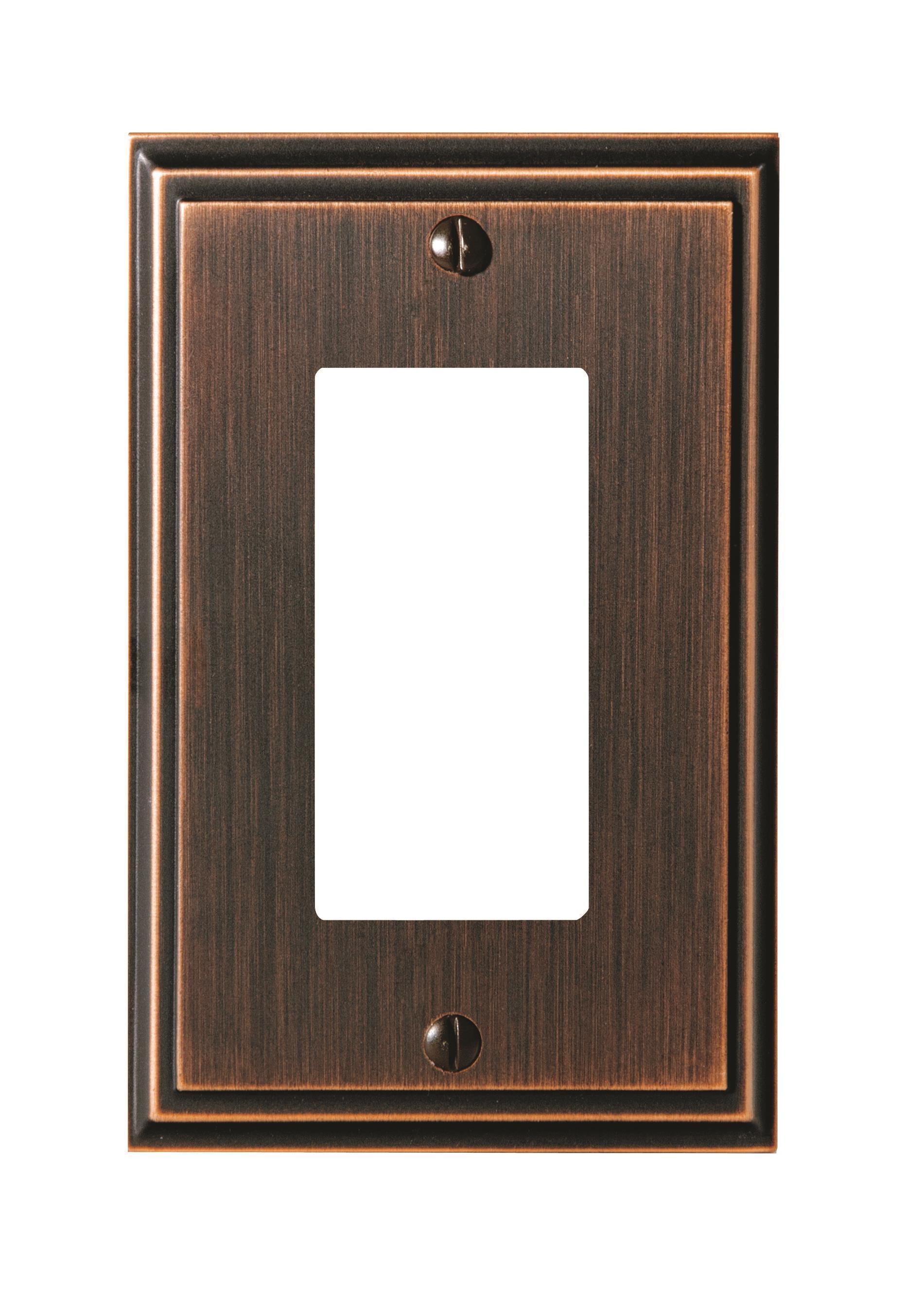 Mulholland 1 Rocker Oil-Rubbed Bronze Wall Plate