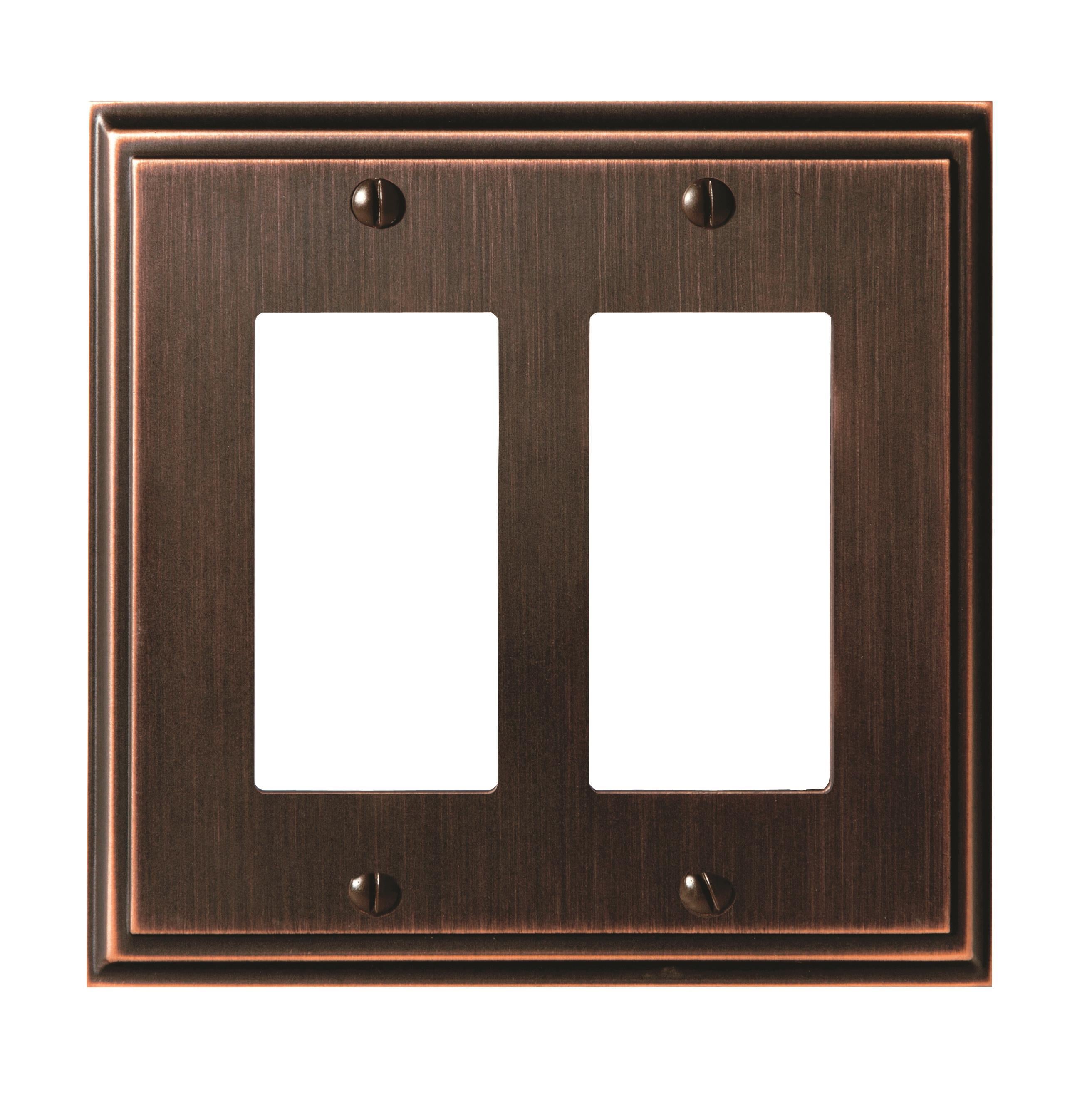 Mulholland 2 Rocker Oil-Rubbed Bronze Wall Plate